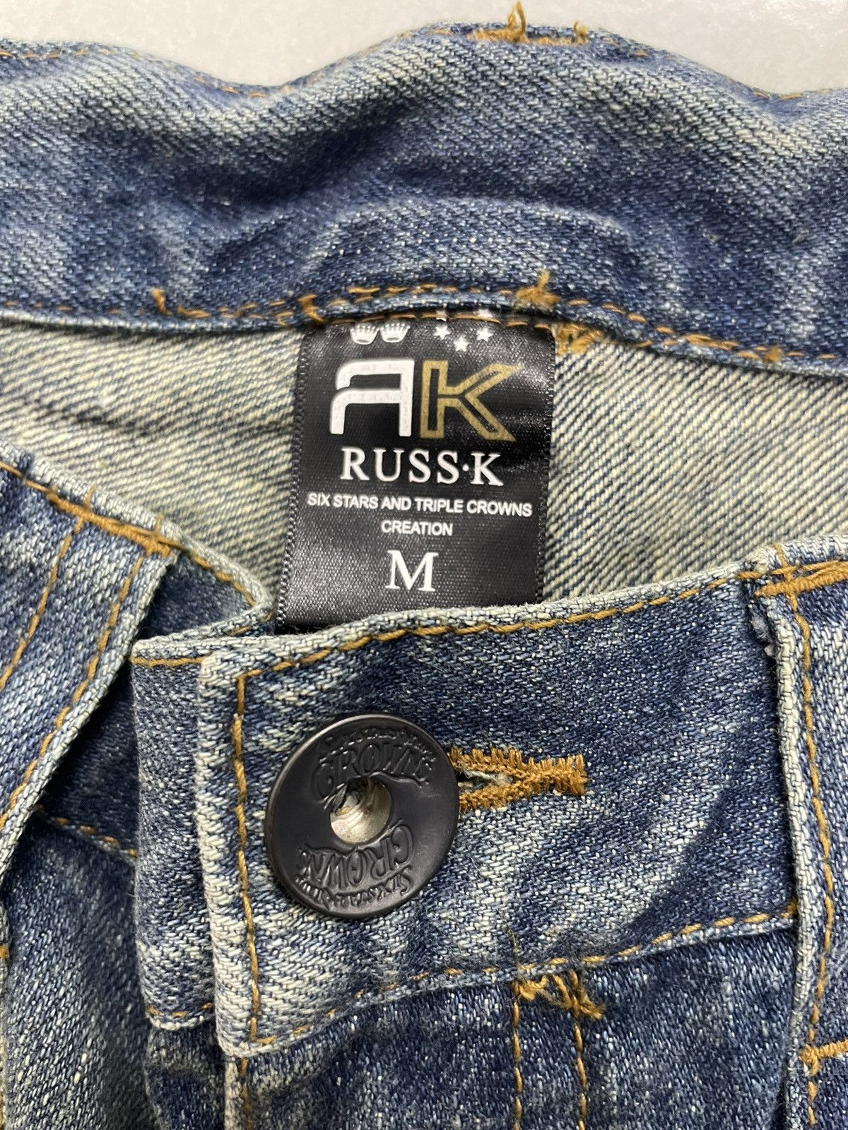 Japanese Brand Vintage RussK Bush Jeans Studded Hysteric Glamour Style Size US 32 / EU 48 - 8 Thumbnail