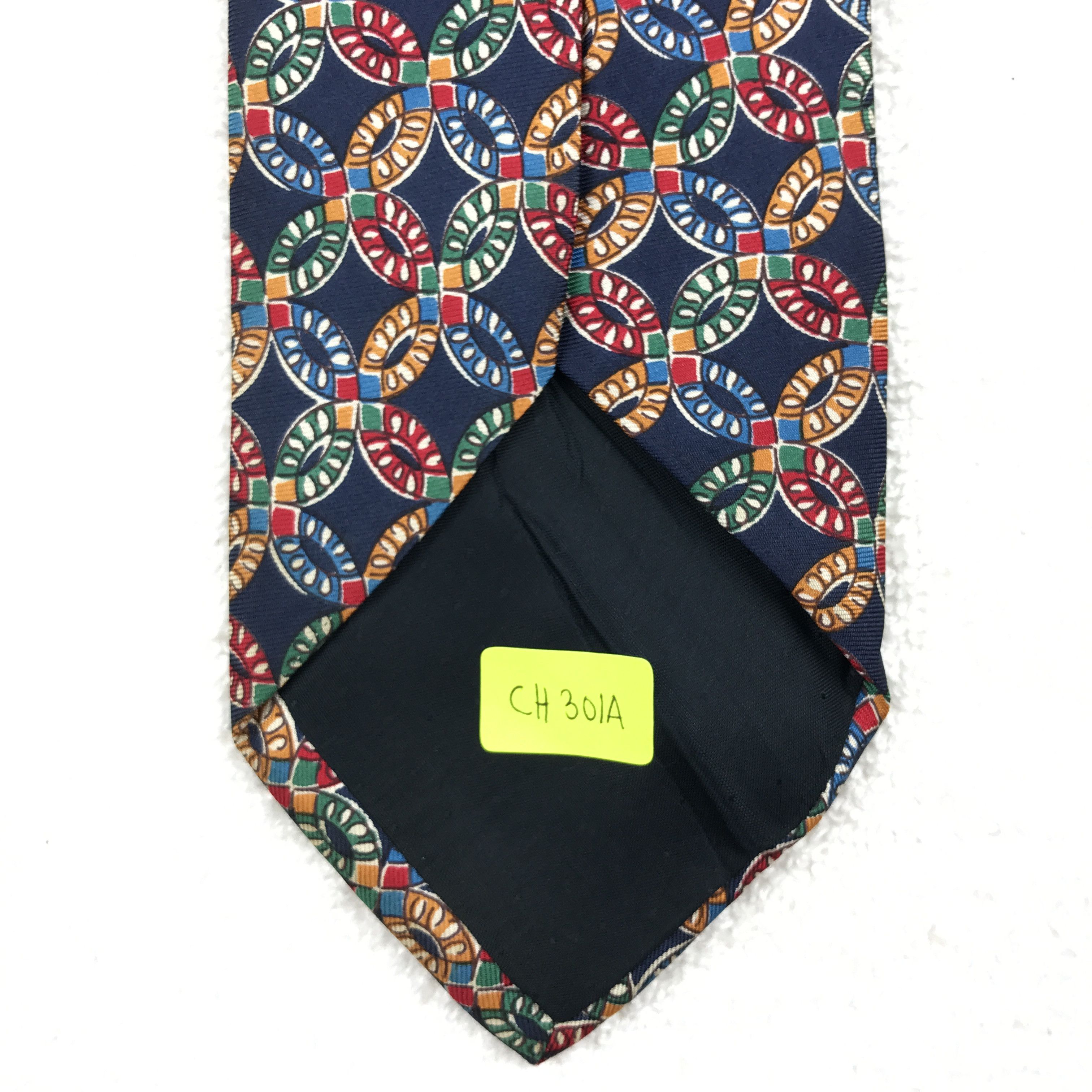 Courreges × Vintage CH301A Vintage Courreges Homme Necktie Pure Silk Size ONE SIZE - 11 Thumbnail