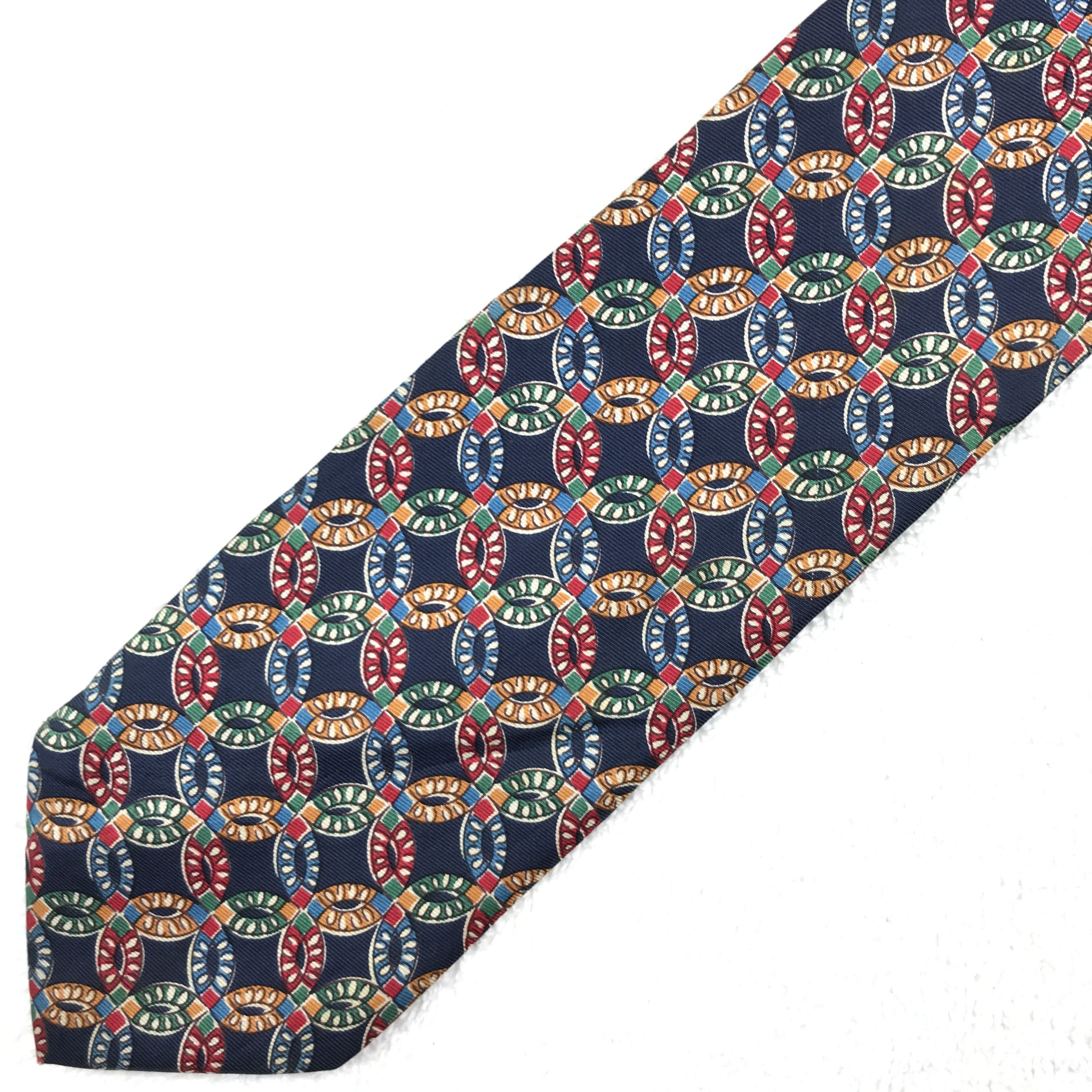 Courreges × Vintage CH301A Vintage Courreges Homme Necktie Pure Silk Size ONE SIZE - 5 Thumbnail
