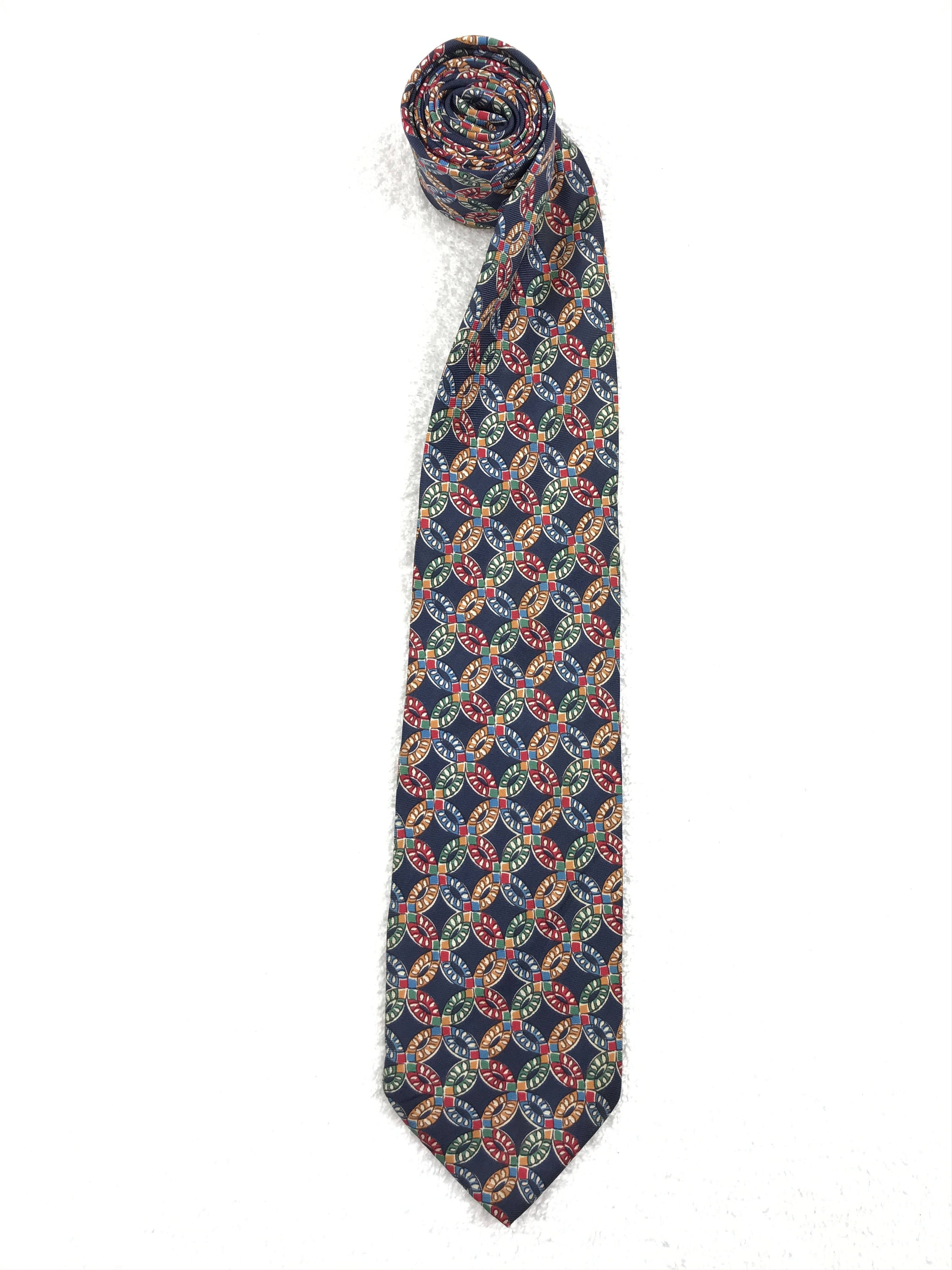 Courreges × Vintage CH301A Vintage Courreges Homme Necktie Pure Silk Size ONE SIZE - 2 Thumbnail