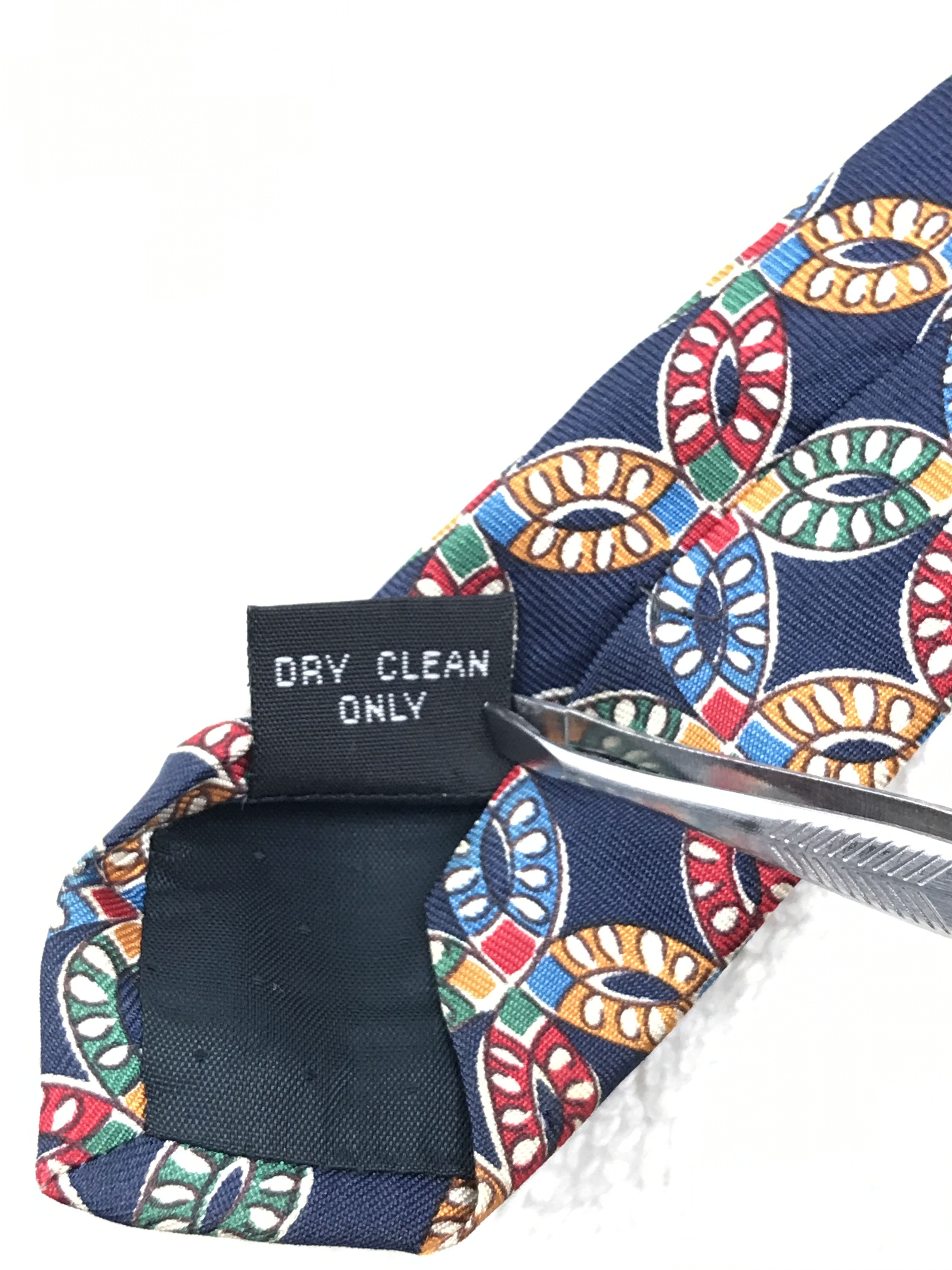 Courreges × Vintage CH301A Vintage Courreges Homme Necktie Pure Silk Size ONE SIZE - 9 Thumbnail