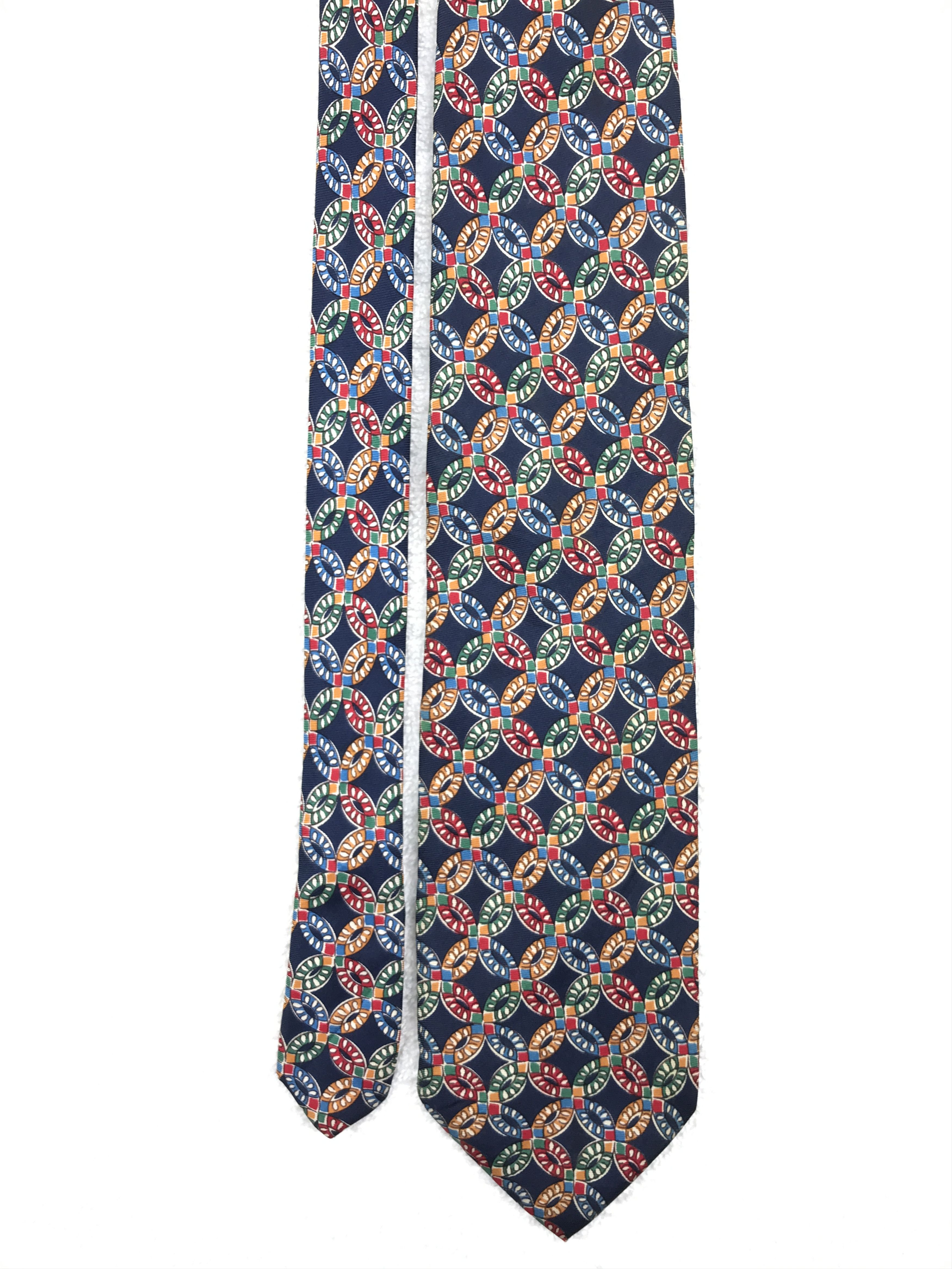 Courreges × Vintage CH301A Vintage Courreges Homme Necktie Pure Silk Size ONE SIZE - 3 Thumbnail