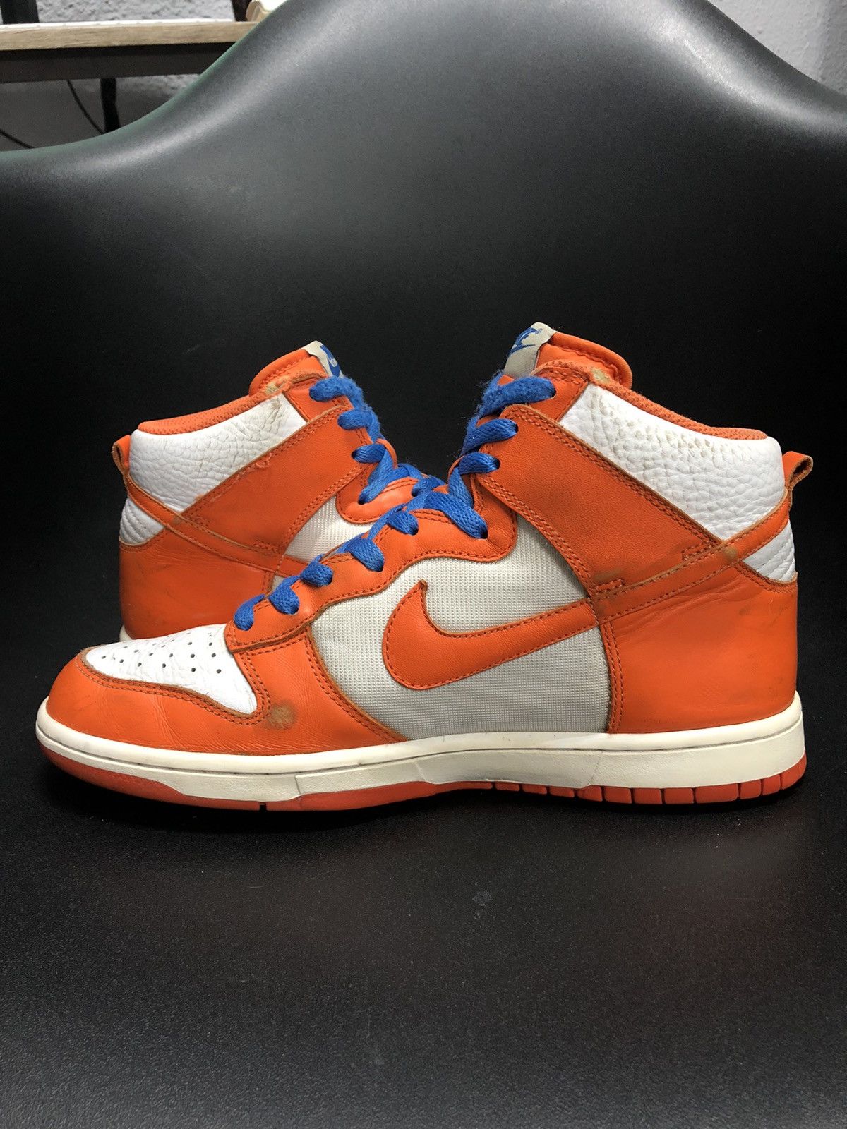 Nike 2009 Nike Dunk High Syracuse Blaze Varsity Blue Size US 8.5 / EU 41-42 - 6 Thumbnail