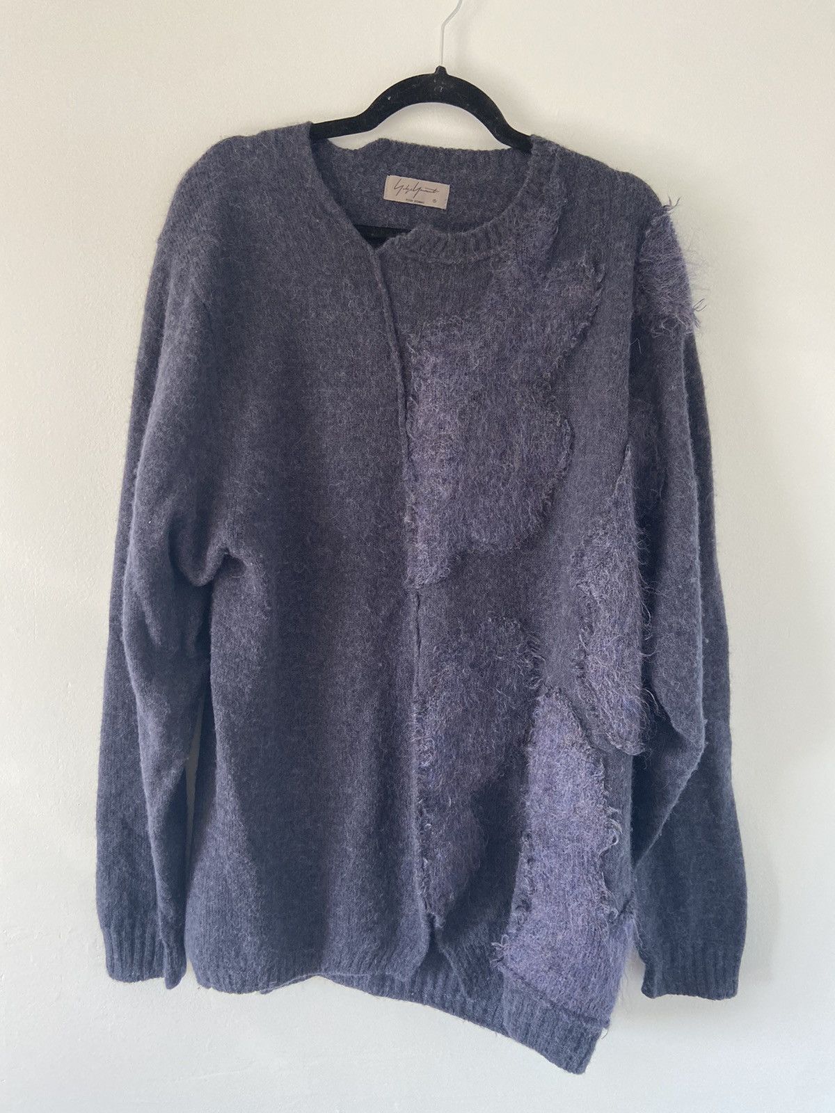 Yohji Yamamoto Yohji Yamamoto Pour Homme Deformed Alpaca Knit Sweater Size US L / EU 52-54 / 3 - 1 Thumbnail