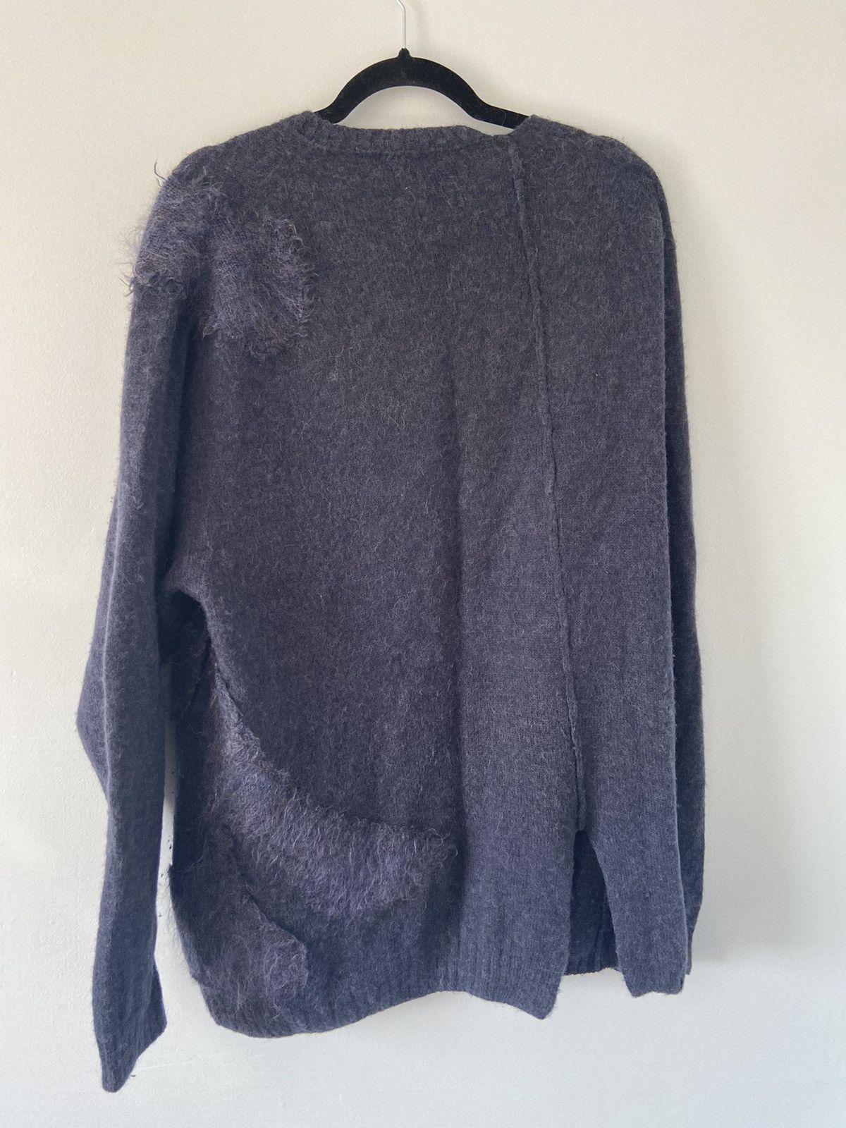 Yohji Yamamoto Yohji Yamamoto Pour Homme Deformed Alpaca Knit Sweater Size US L / EU 52-54 / 3 - 2 Thumbnail