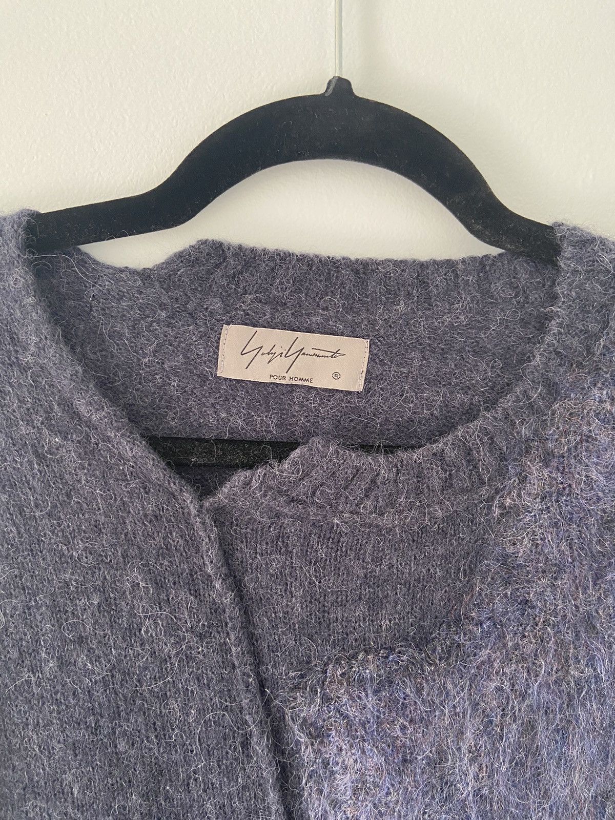 Yohji Yamamoto Yohji Yamamoto Pour Homme Deformed Alpaca Knit Sweater Size US L / EU 52-54 / 3 - 3 Thumbnail