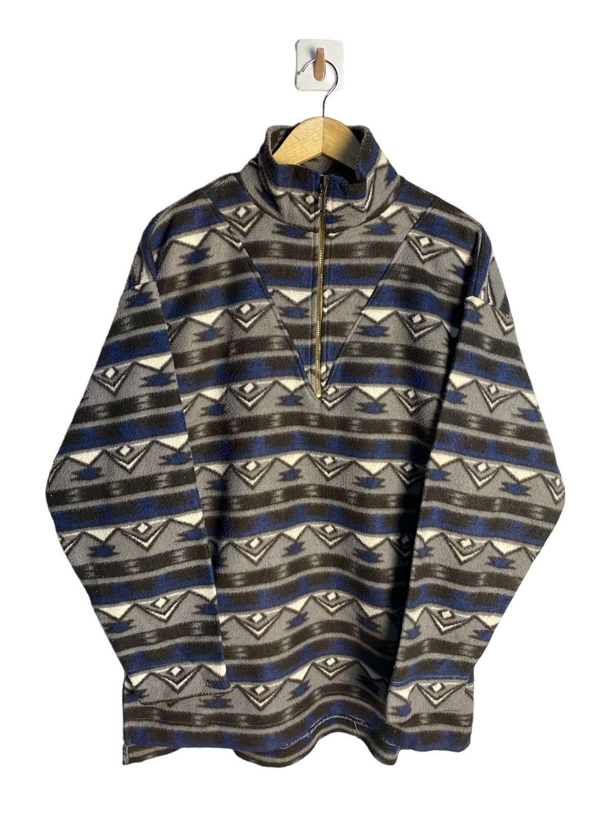 Japanese Brand × Vintage 🔥SALE🔥SNOW LIFE FLEECE PULLOVER JACKET Size US L / EU 52-54 / 3 - 1 Thumbnail