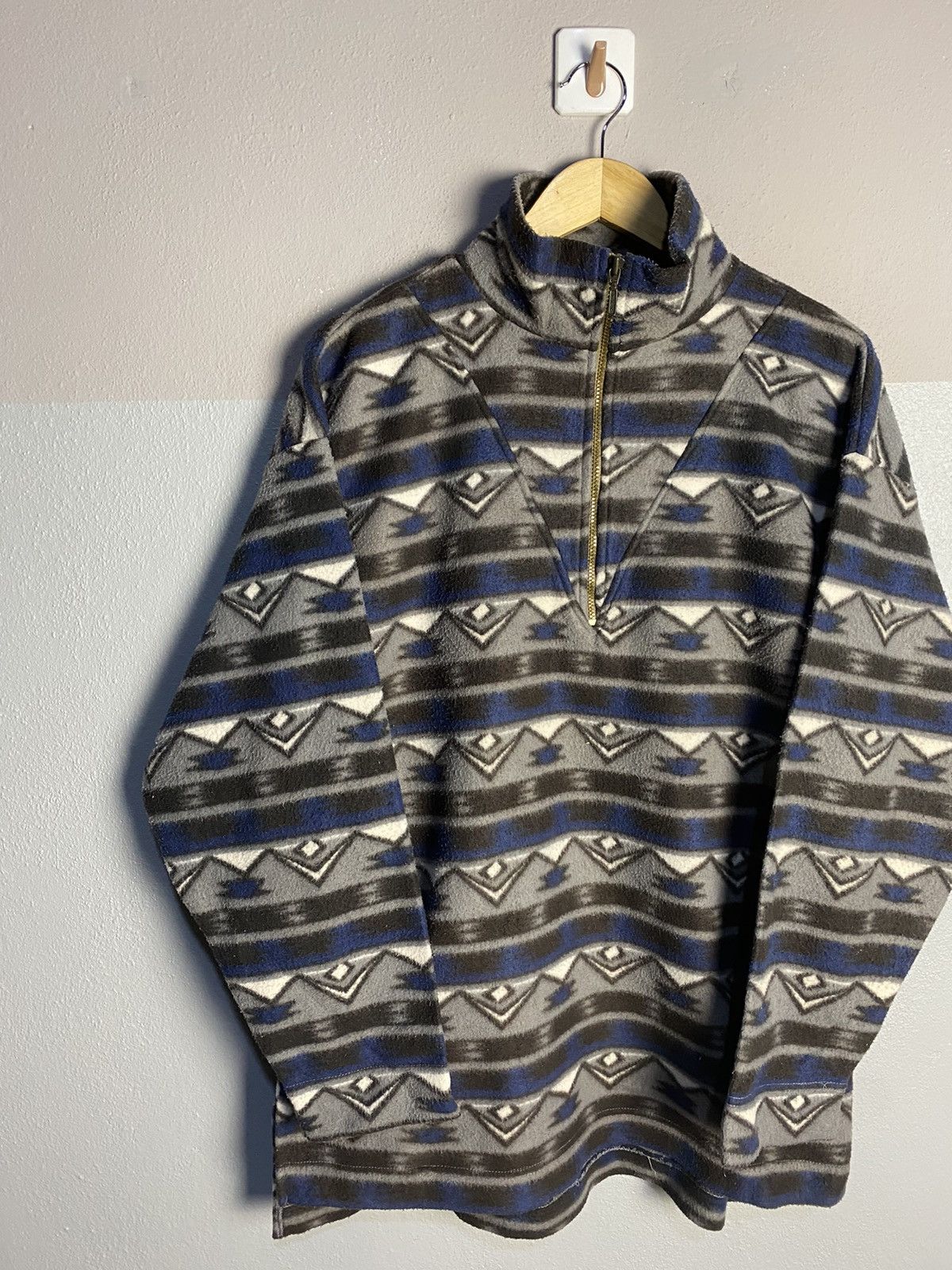 Japanese Brand × Vintage 🔥SALE🔥SNOW LIFE FLEECE PULLOVER JACKET Size US L / EU 52-54 / 3 - 4 Thumbnail