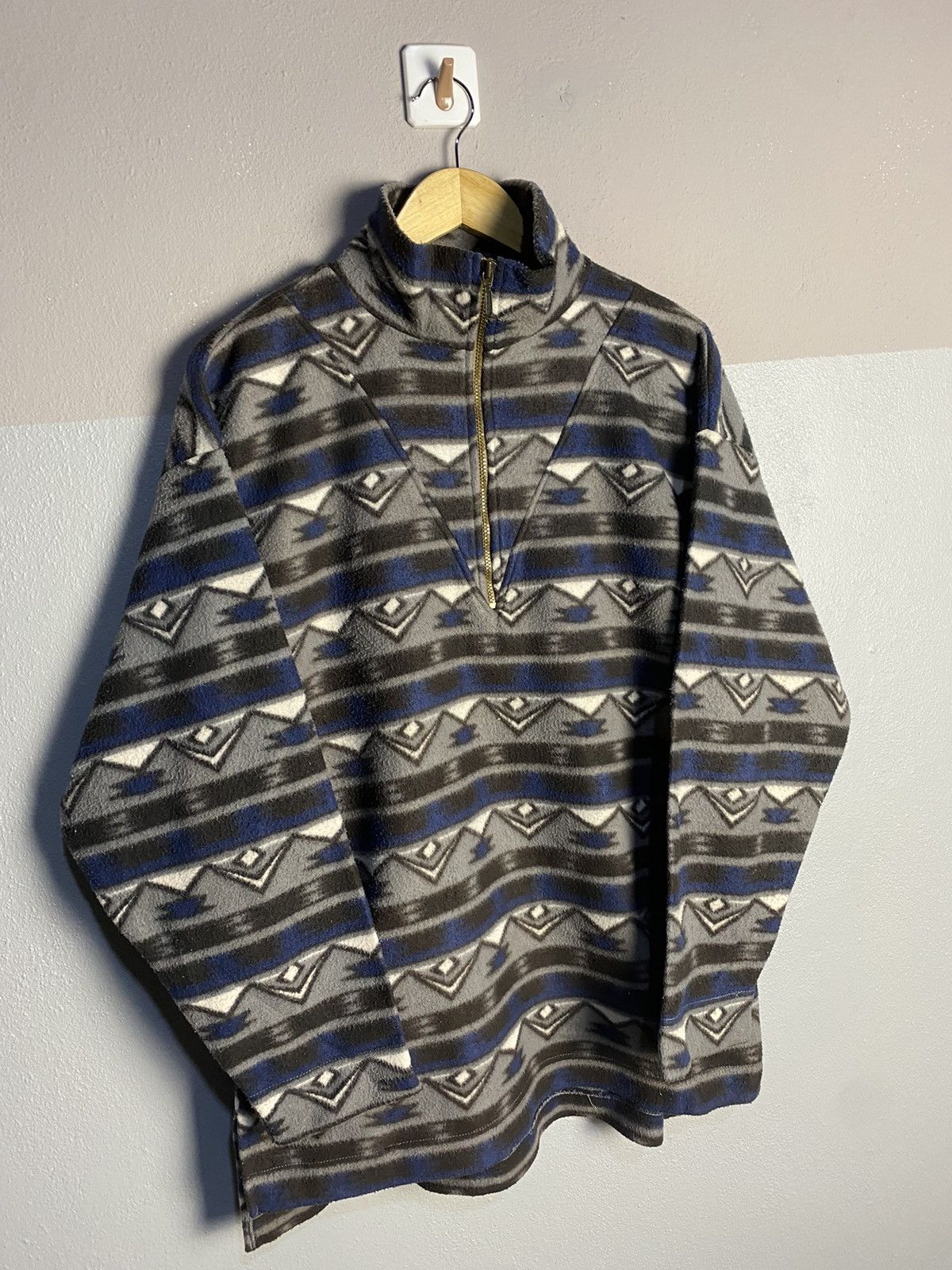 Japanese Brand × Vintage 🔥SALE🔥SNOW LIFE FLEECE PULLOVER JACKET Size US L / EU 52-54 / 3 - 3 Thumbnail