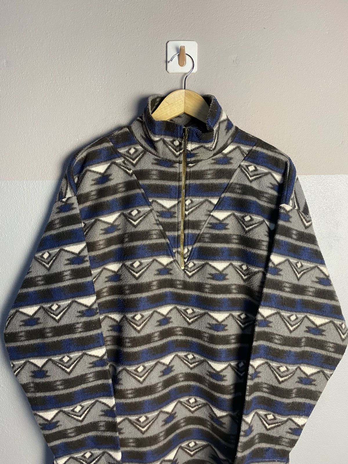 Japanese Brand × Vintage 🔥SALE🔥SNOW LIFE FLEECE PULLOVER JACKET Size US L / EU 52-54 / 3 - 5 Thumbnail