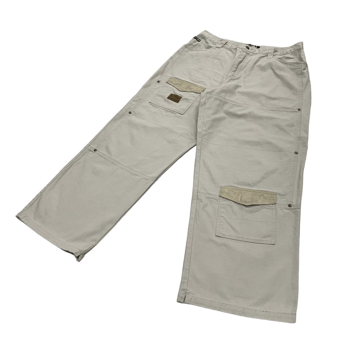 JNCO Vintage Southpole Baggy Cargo Double Knee Size US 35 - 4 Thumbnail