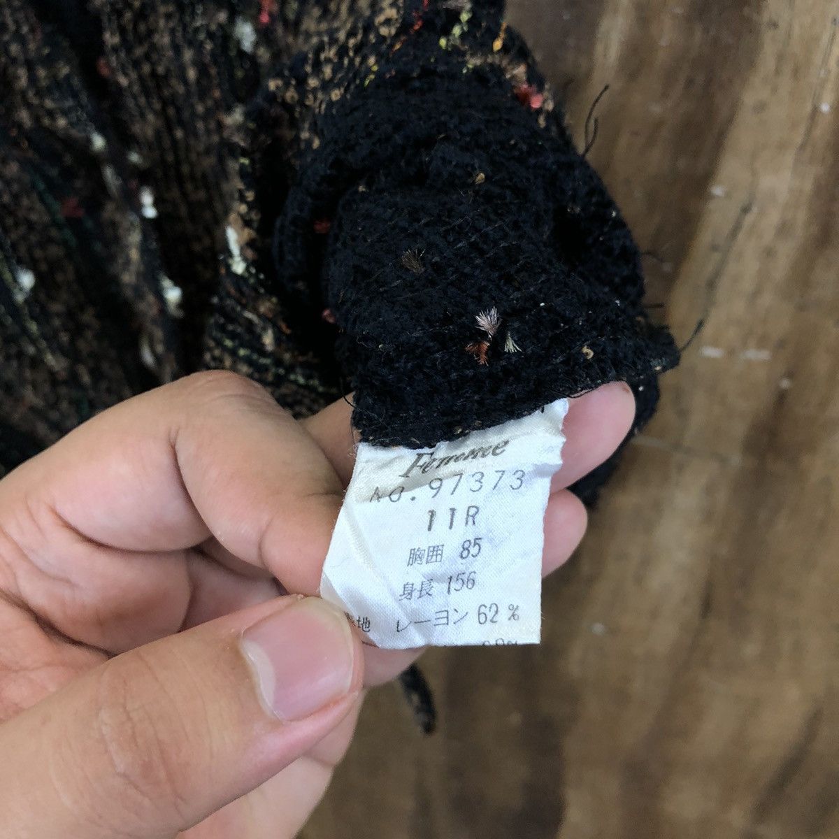 Japanese Brand × Vintage Vintage Femme Vest Brown Knitwear Like Kapital #165 Size US M / EU 48-50 / 2 - 6 Thumbnail