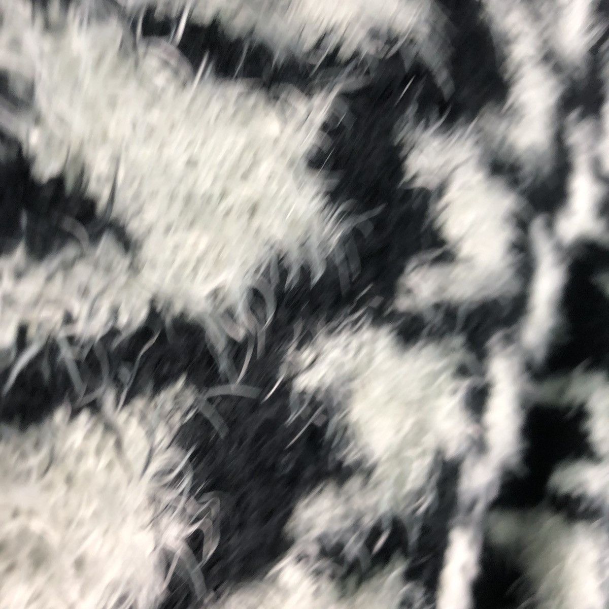 Homespun Knitwear Joy Sister Black White Mohair Shag Shaggy Knitwear Size US M / EU 48-50 / 2 - 8 Thumbnail