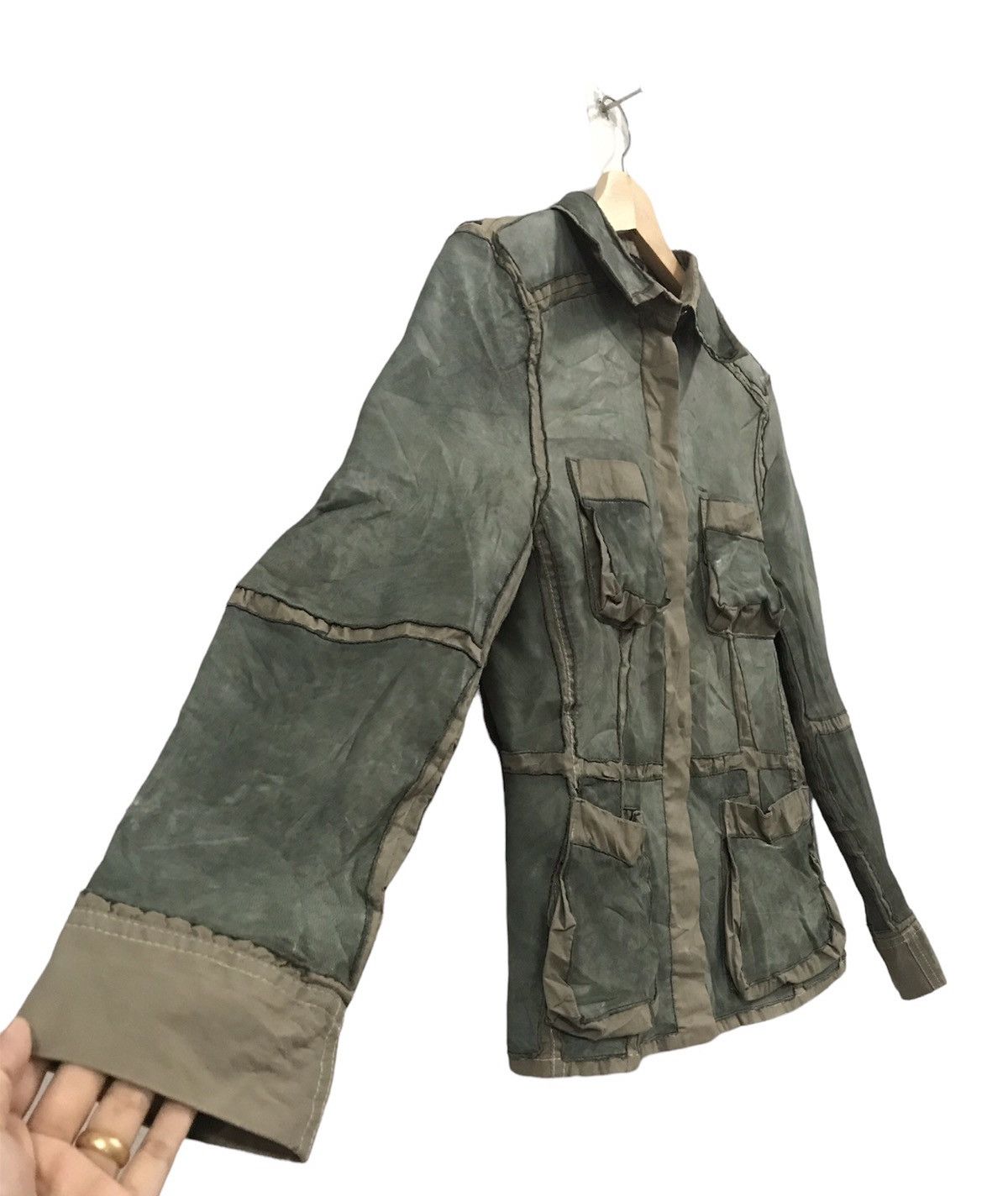Designer × Japanese Brand Mon Coeur@ By Sheepskin Distressed Rare Design Jacket Size US S / EU 44-46 / 1 - 4 Thumbnail