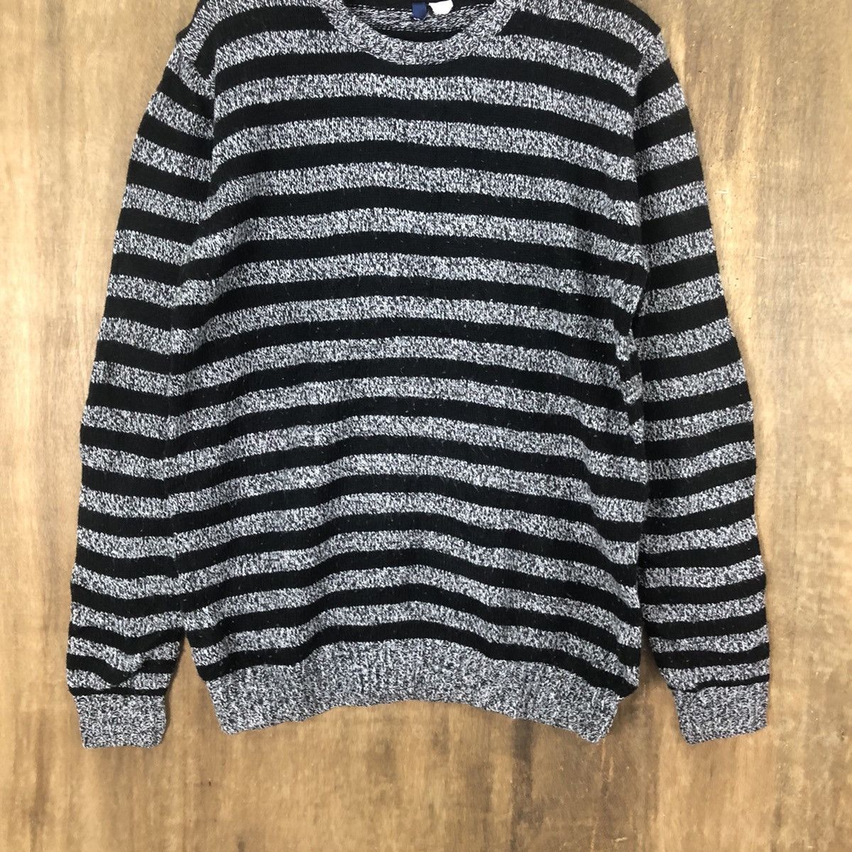 Aran Isles Knitwear Divided H&M Stripe Knitwear Sweater #047 Size US L / EU 52-54 / 3 - 3 Thumbnail