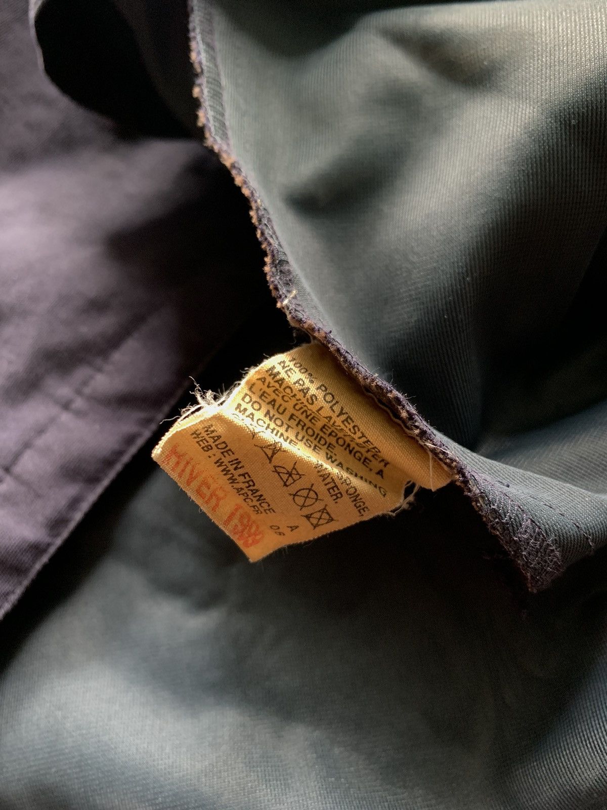 A.P.C. Vintage Half zipper oversized rain jacket Size US L / EU 52-54 / 3 - 3 Thumbnail
