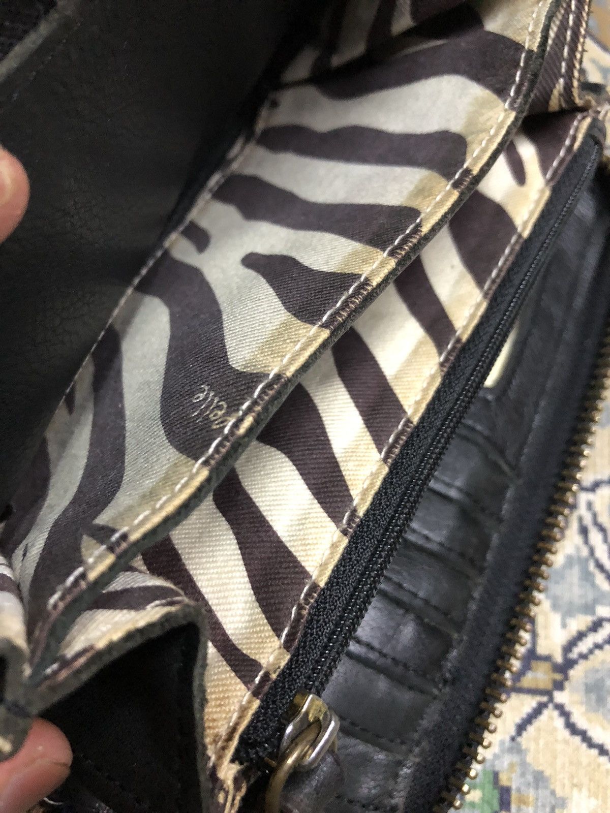 Genuine Leather LINEA PELLE ZIPPER LONG WALLET Size ONE SIZE - 7 Thumbnail