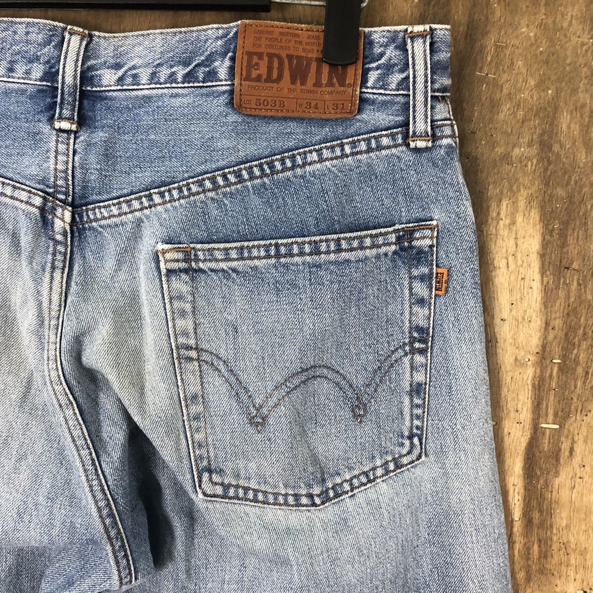 Edwin VINTAGE EDWIN ORANGE TAG FADED JEANS DENIM PANTS # 002 Size US 32 / EU 48 - 9 Thumbnail