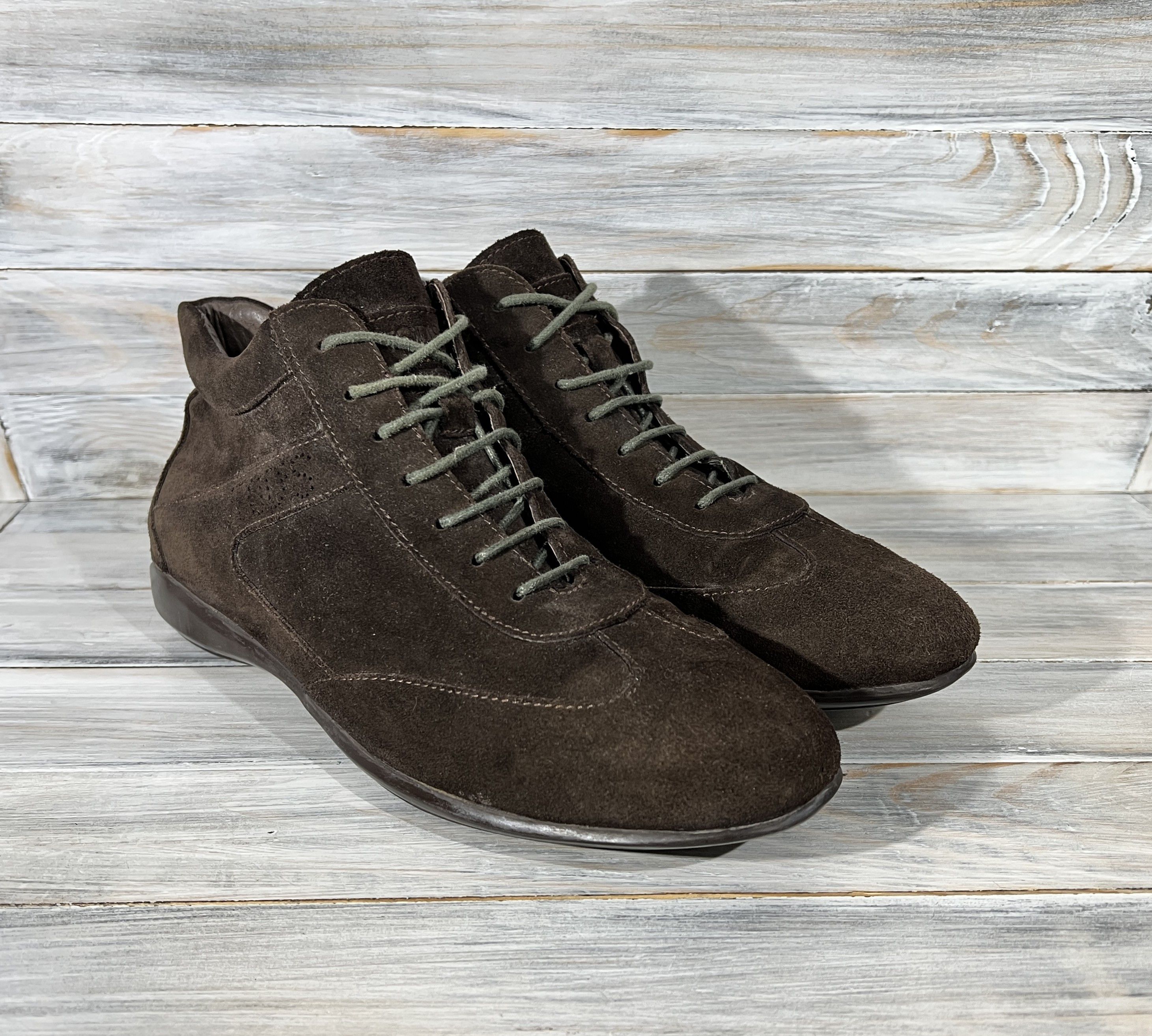 Tod's Tod's Men's Suede Shoes Brown Made In Italy Luxury Brand Size US 11 / EU 44 - 2 Thumbnail