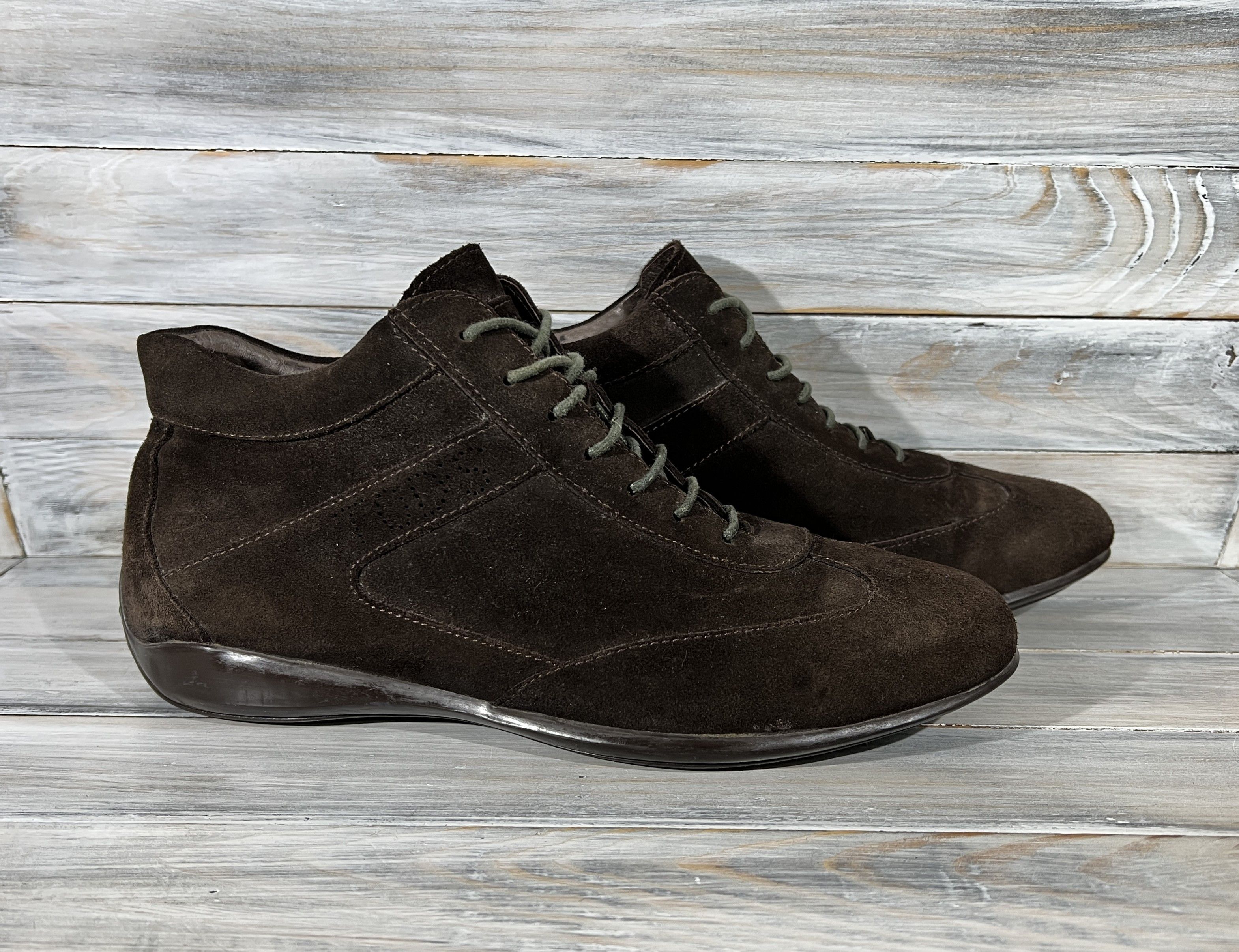 Tod's Tod's Men's Suede Shoes Brown Made In Italy Luxury Brand Size US 11 / EU 44 - 25 Thumbnail