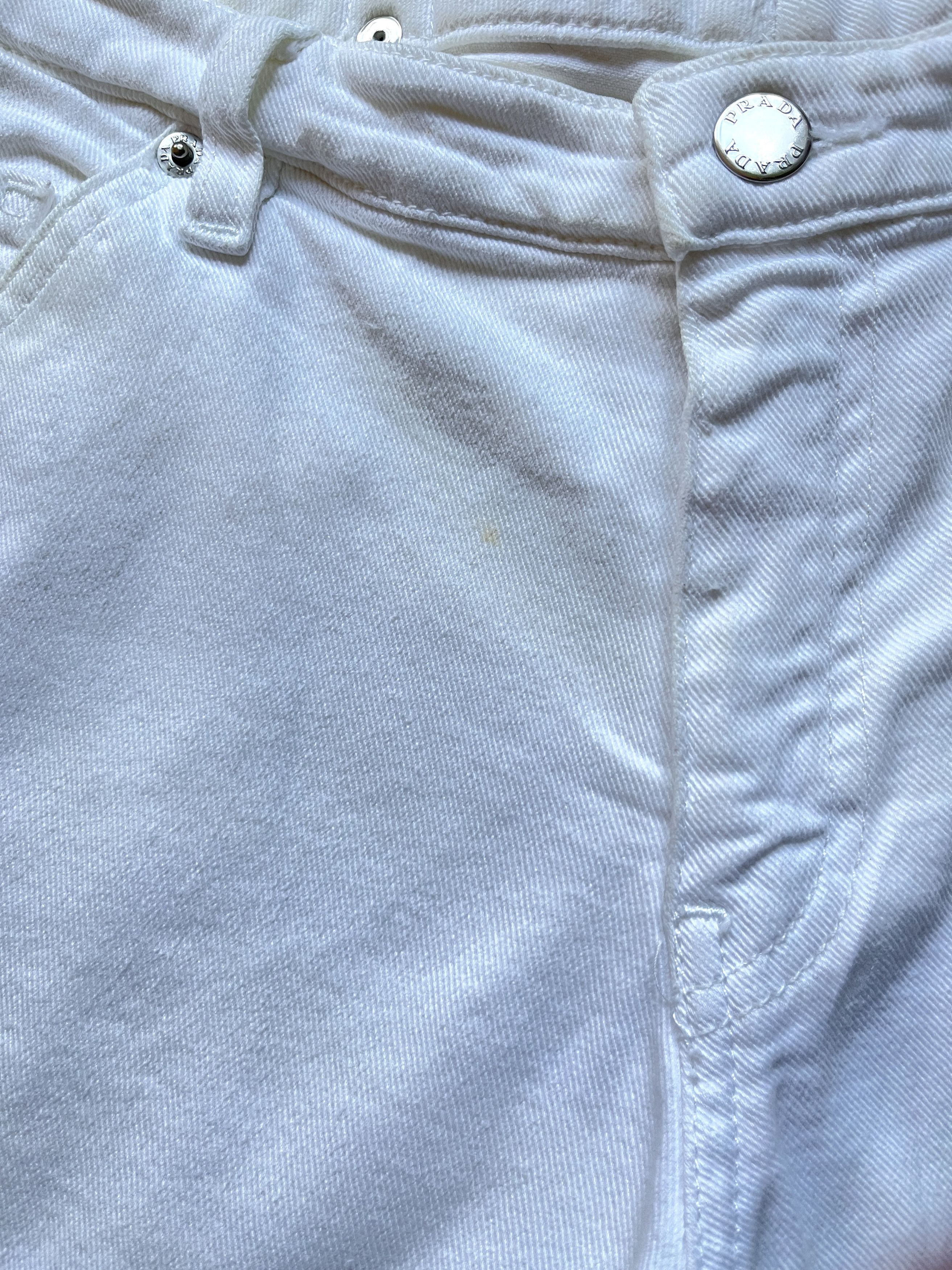 Prada ⚡️QUICK SALE⚡️2006 Prada White Shorts Size 27" / US 4 / IT 40 - 7 Thumbnail