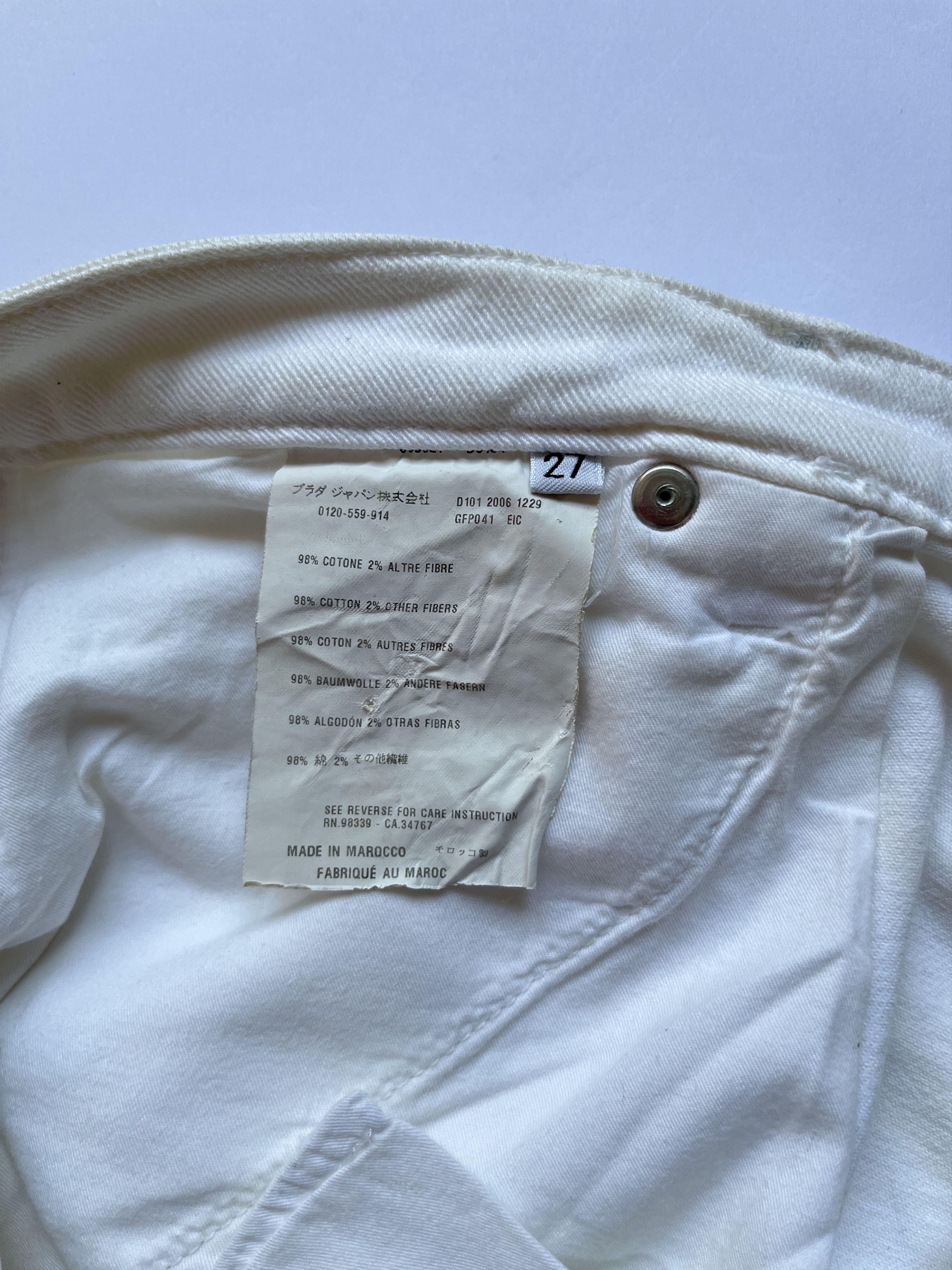 Prada ⚡️QUICK SALE⚡️2006 Prada White Shorts Size 27" / US 4 / IT 40 - 6 Thumbnail