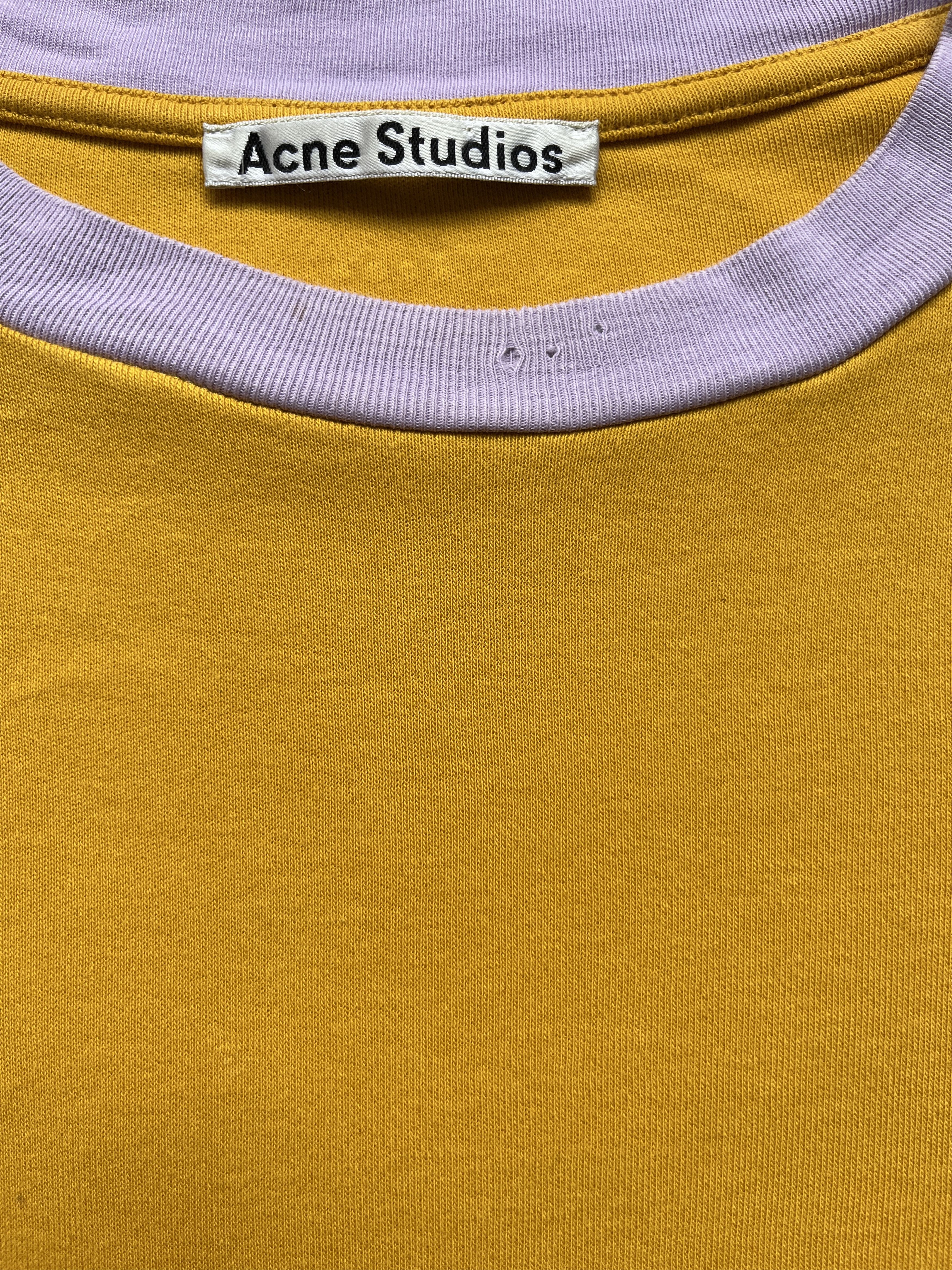 Acne Studios ⚡️QUICK SALE⚡️Acne Studios Lilac & Yellow Oversized T-shirt Size US M / EU 48-50 / 2 - 8 Thumbnail