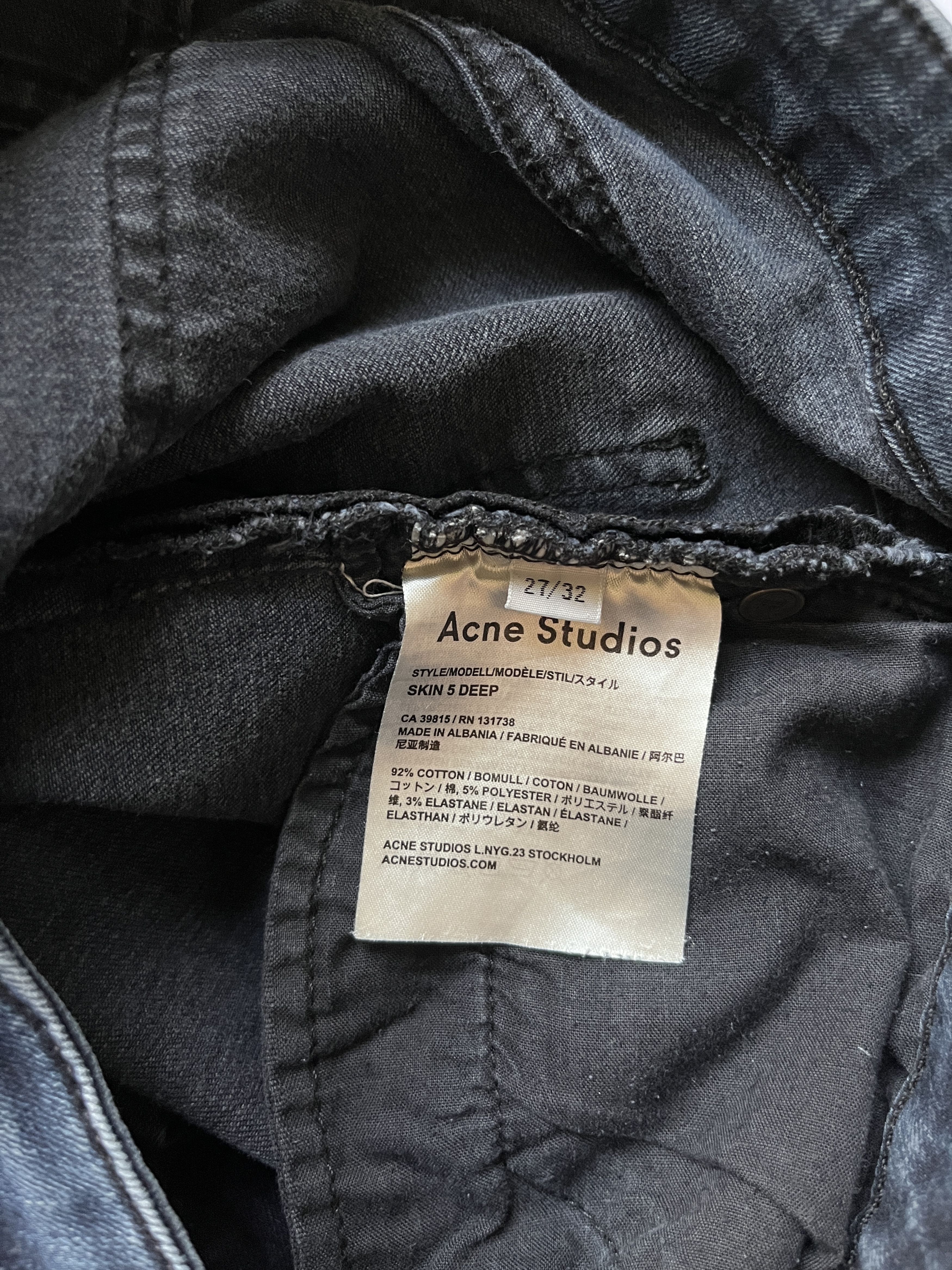 Acne Studios ⚡️QUICK SALE⚡️Acne Studios Blue Skinny Jeans Size 27" / US 4 / IT 40 - 4 Thumbnail