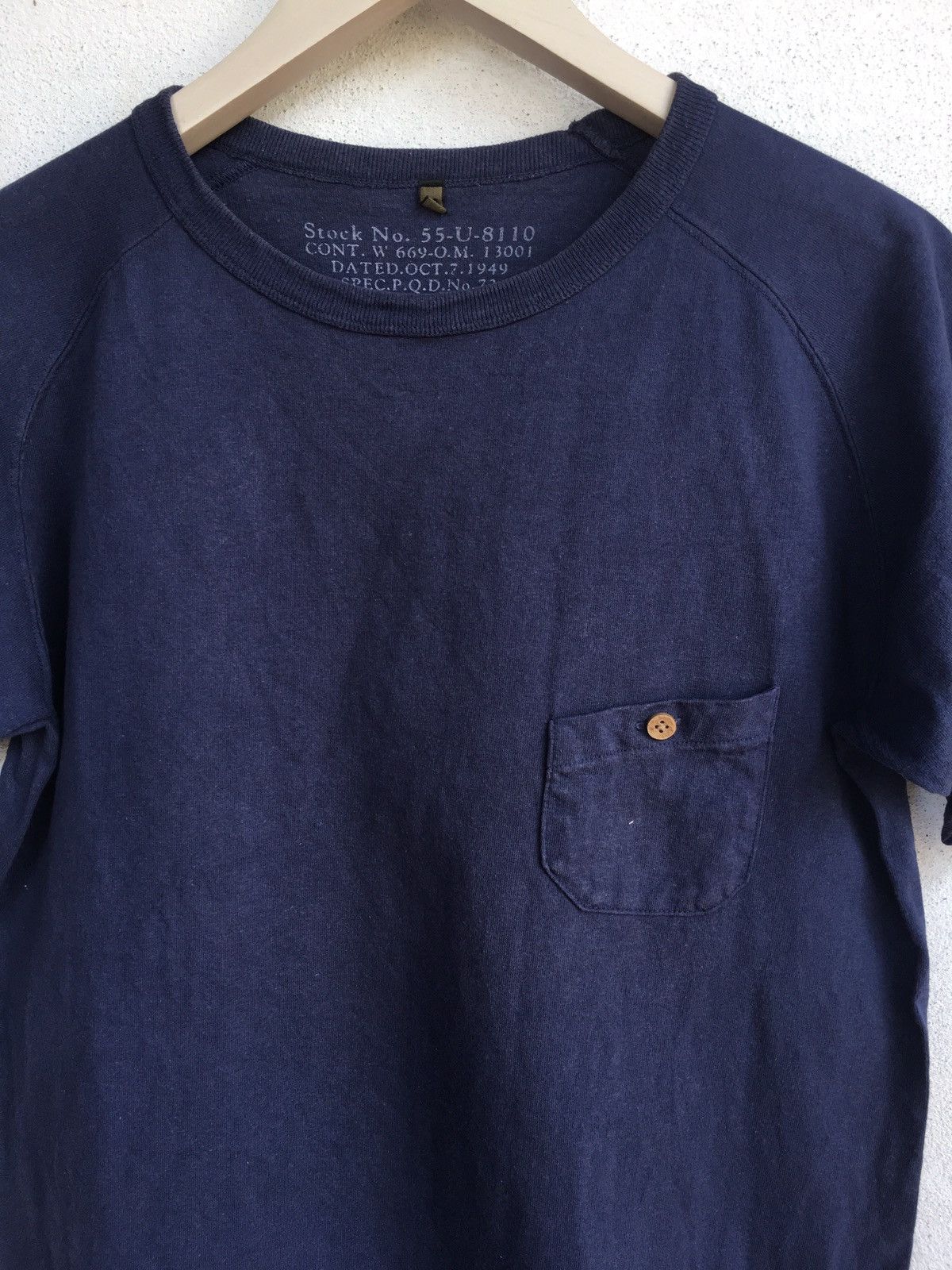 Nigel Cabourn Nigel Cabourn Pocket Tee Army 1949 Style Reissue Size US S / EU 44-46 / 1 - 3 Thumbnail