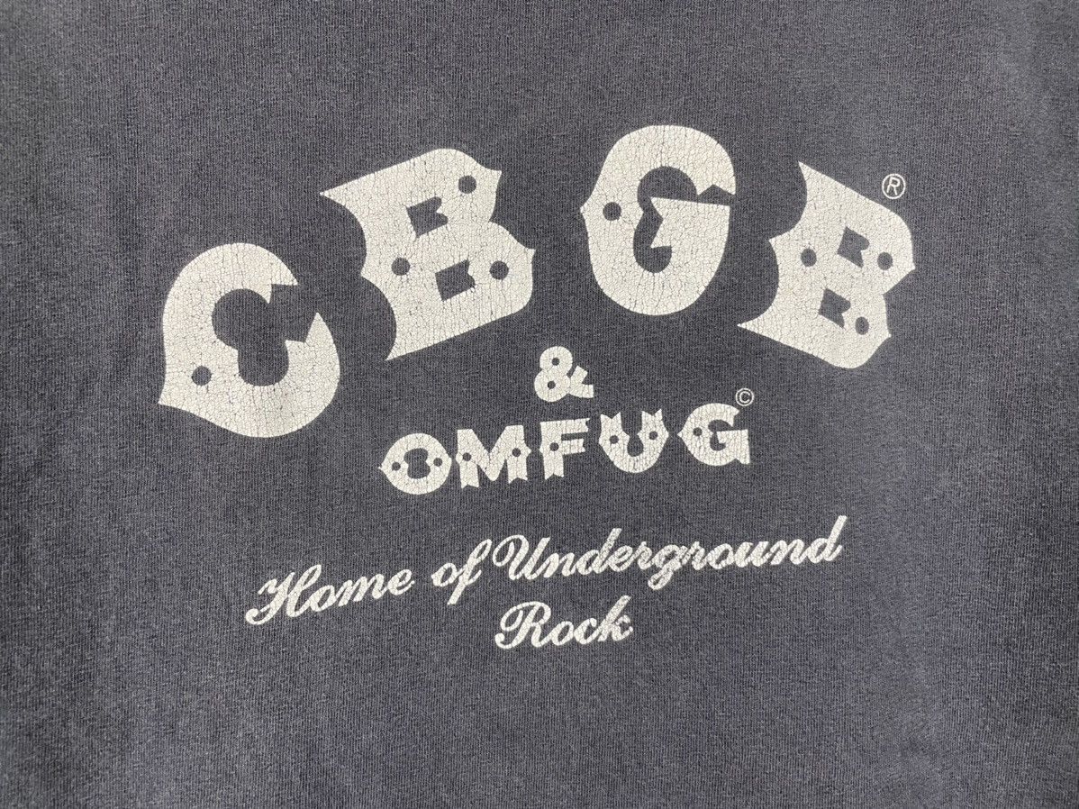 Vintage Vintage Y2K CBGB & OMFUG punk ramones Size US XL / EU 56 / 4 - 4 Thumbnail