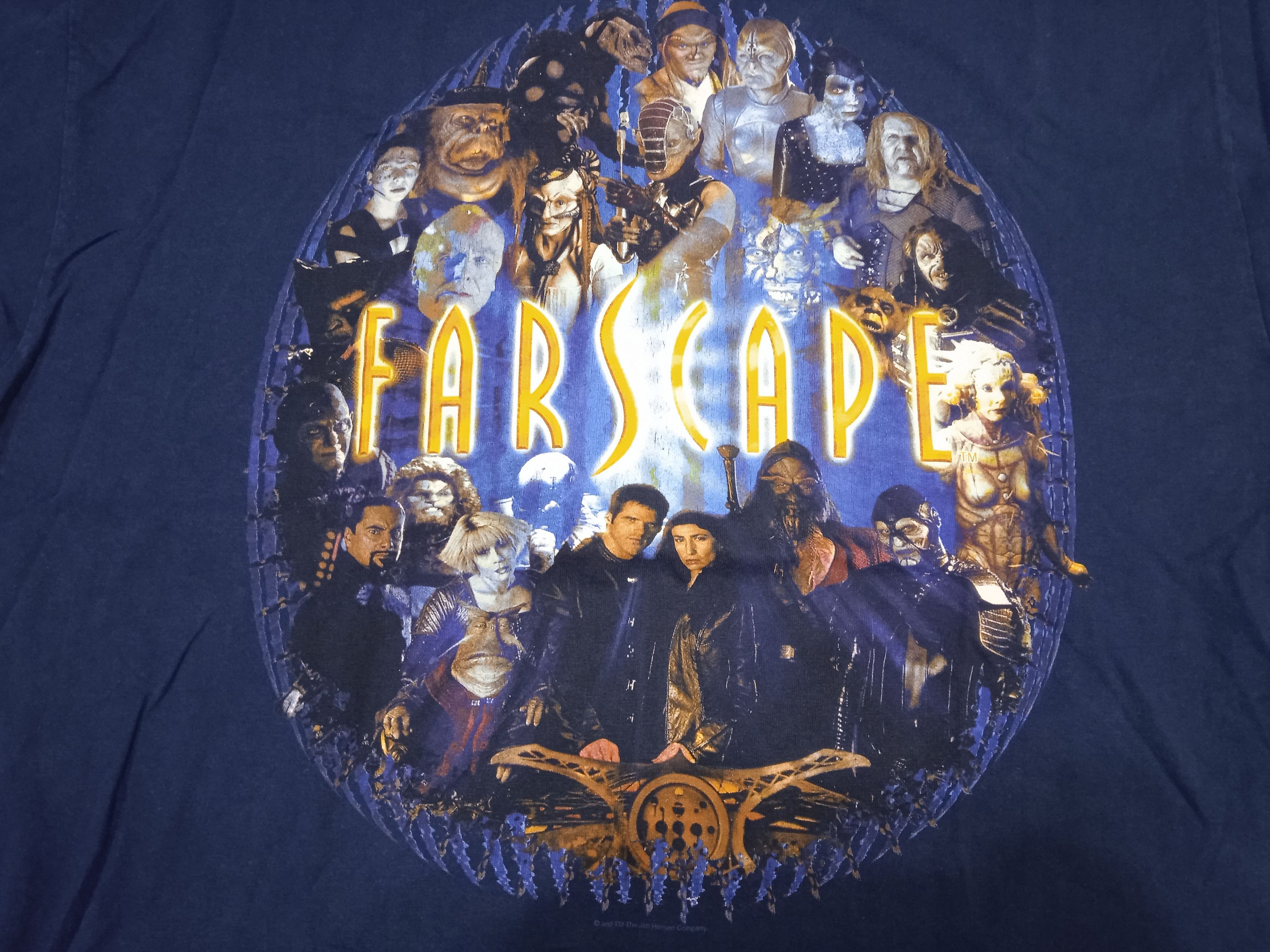 Vintage Vintage 2000s Farscape TV Series T-Shirt Size US M / EU 48-50 / 2 - 6 Thumbnail
