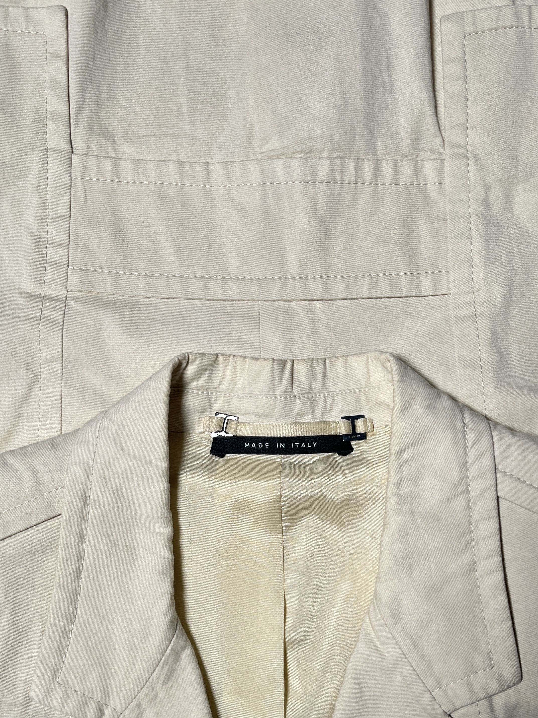 Gucci ⚡️QUICK SALE⚡️2000's Gucci Pale Yellow Cream Jacket Blazer Size M / US 6-8 / IT 42-44 - 3 Thumbnail