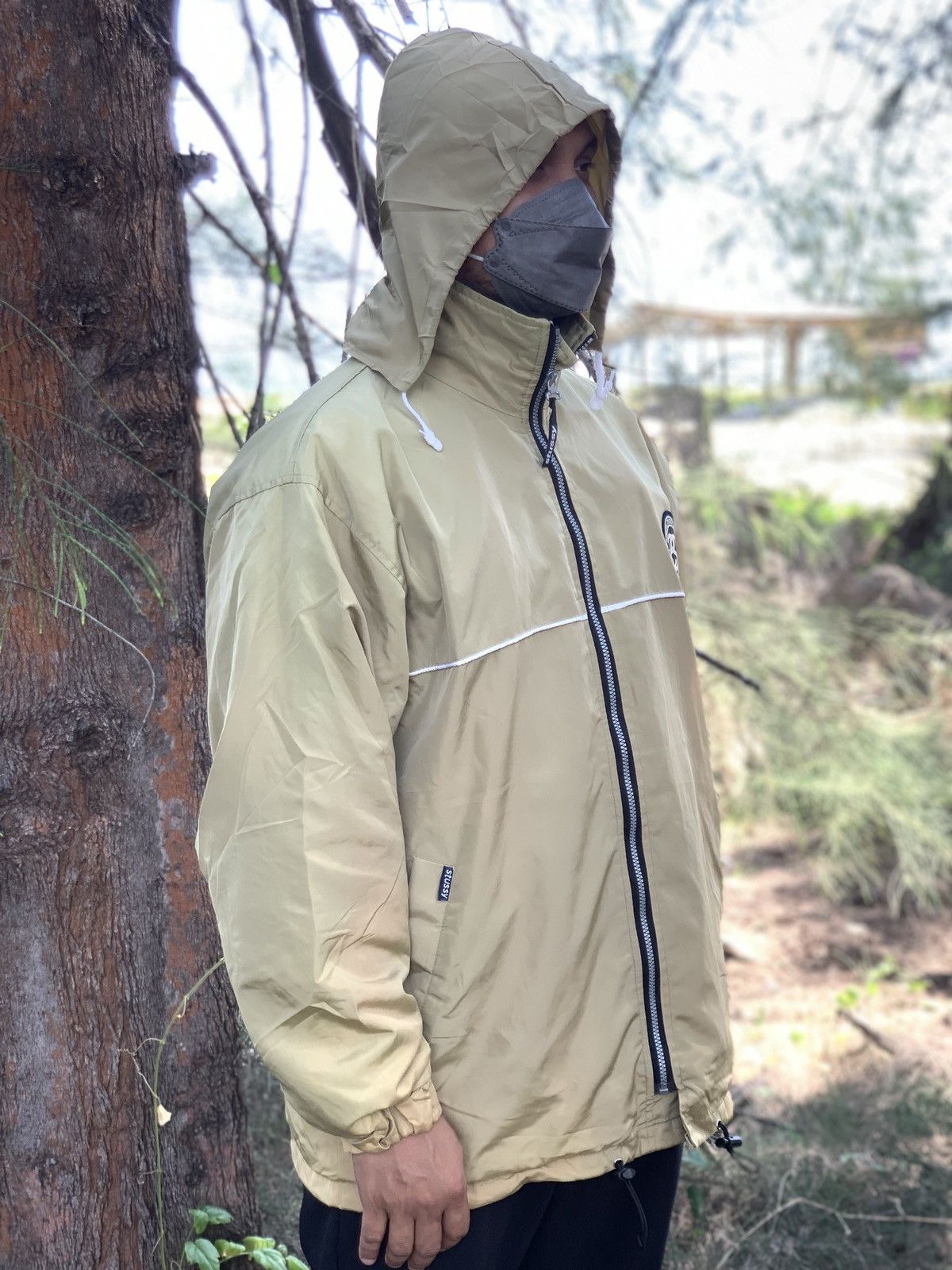 Japanese Brand × Stussy × Vintage Vintage Stussy Light Zipper Jacket With Embroidy Logo Size US L / EU 52-54 / 3 - 2 Thumbnail