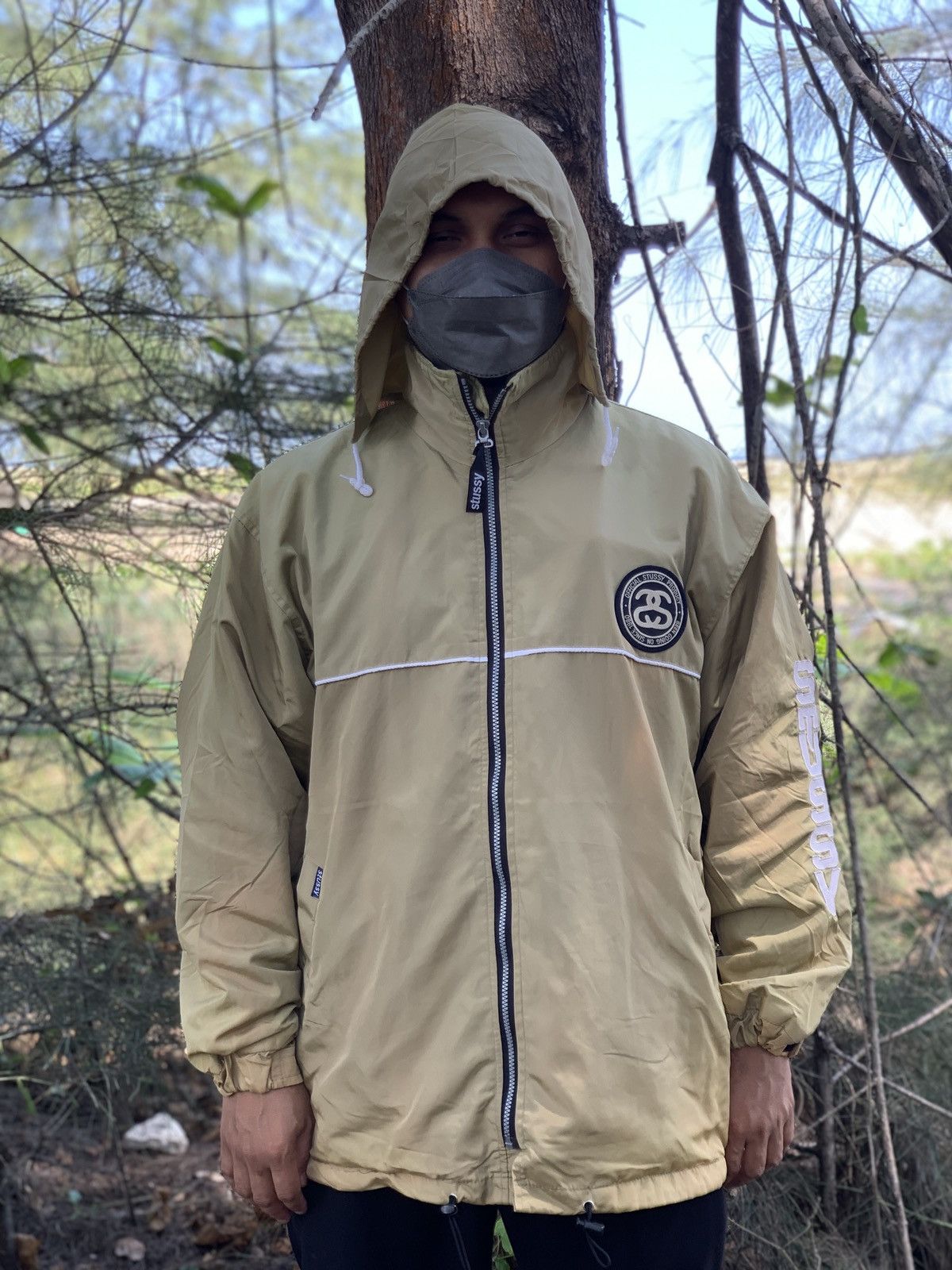Japanese Brand × Stussy × Vintage Vintage Stussy Light Zipper Jacket With Embroidy Logo Size US L / EU 52-54 / 3 - 1 Thumbnail