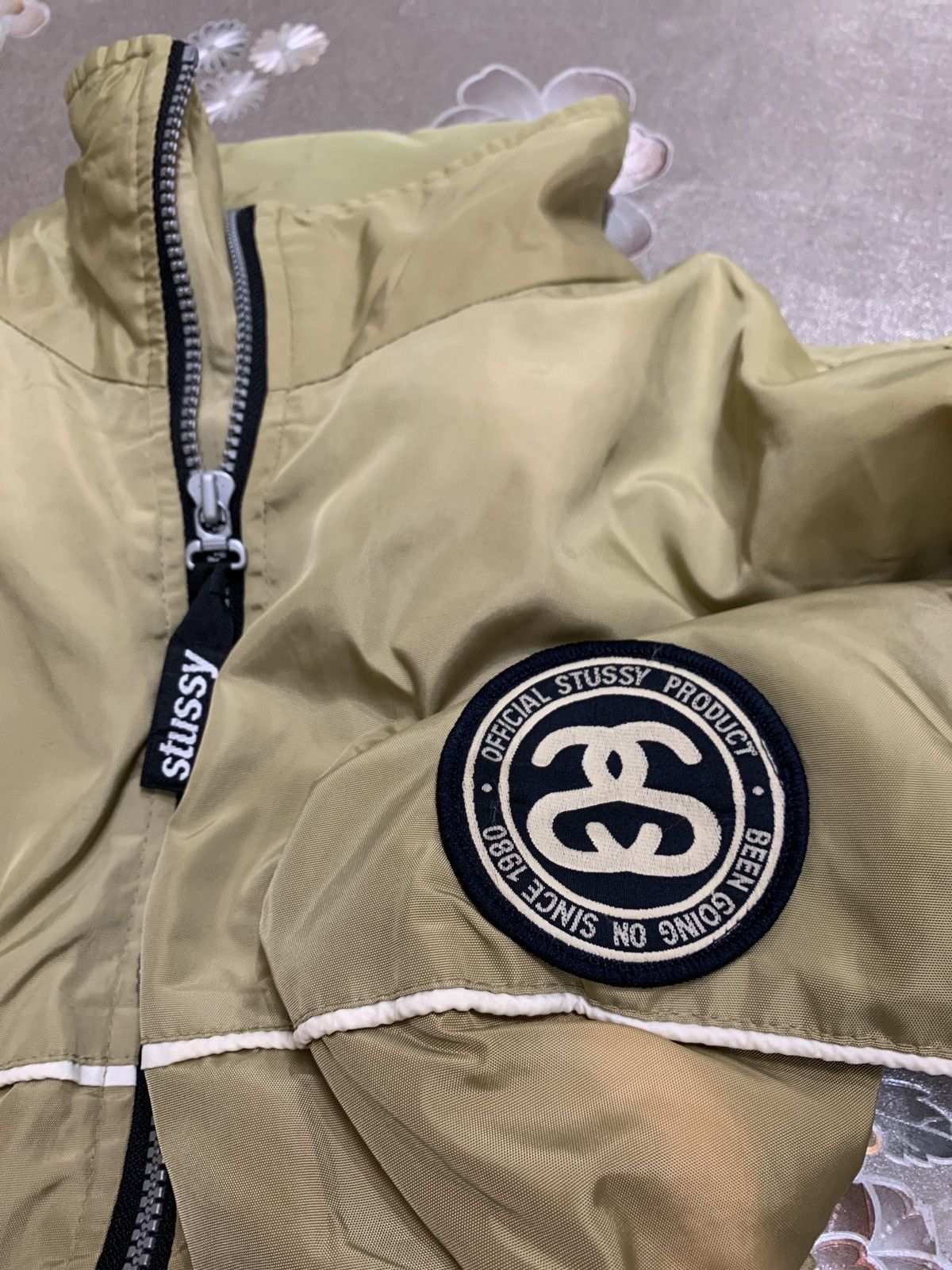 Japanese Brand × Stussy × Vintage Vintage Stussy Light Zipper Jacket With Embroidy Logo Size US L / EU 52-54 / 3 - 14 Thumbnail