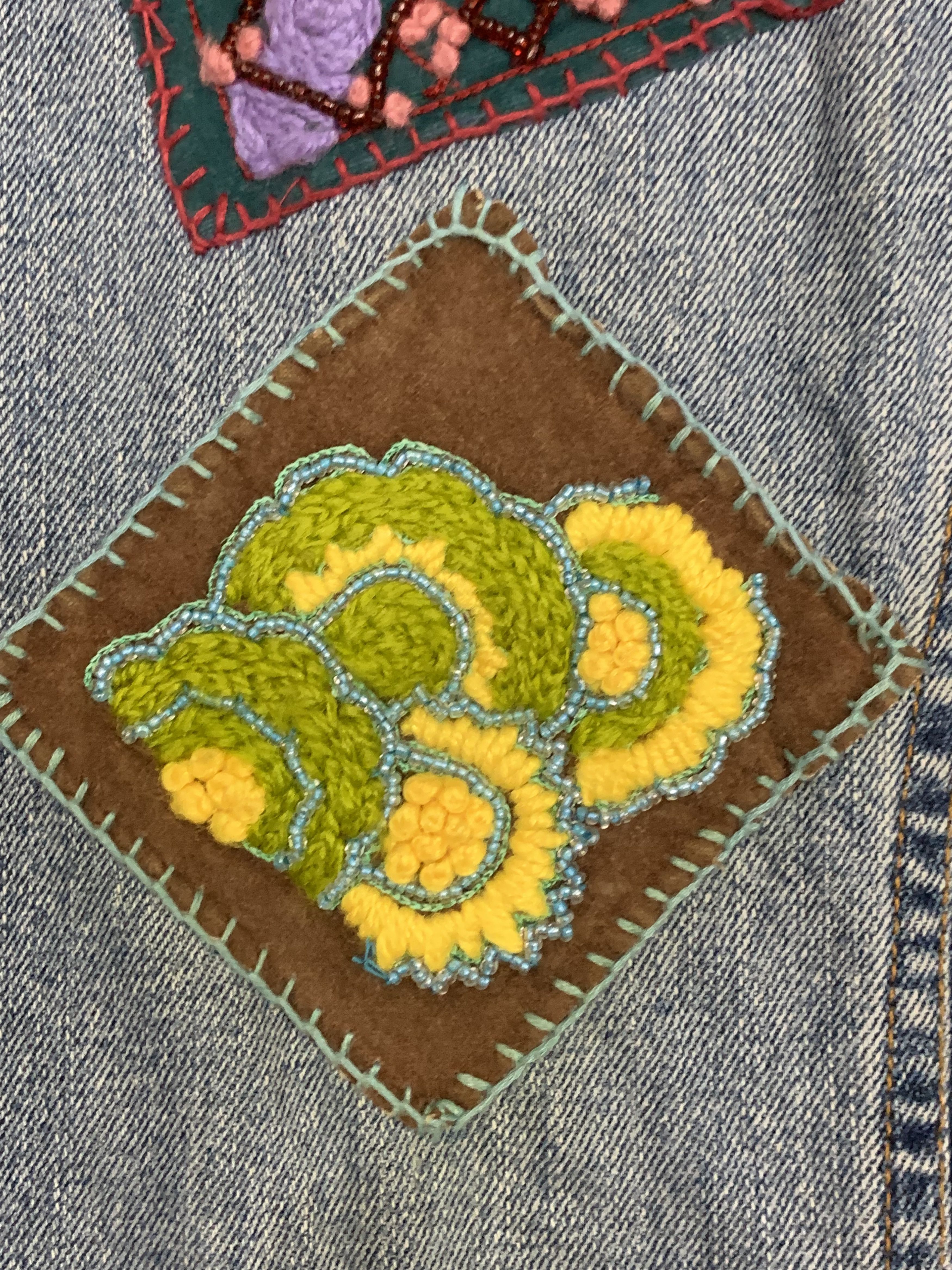 Anna Sui × Japanese Brand × Vintage Vintage Anna Sui Jeans with rare patches skinny Size 28" / US 6 / IT 42 - 4 Thumbnail