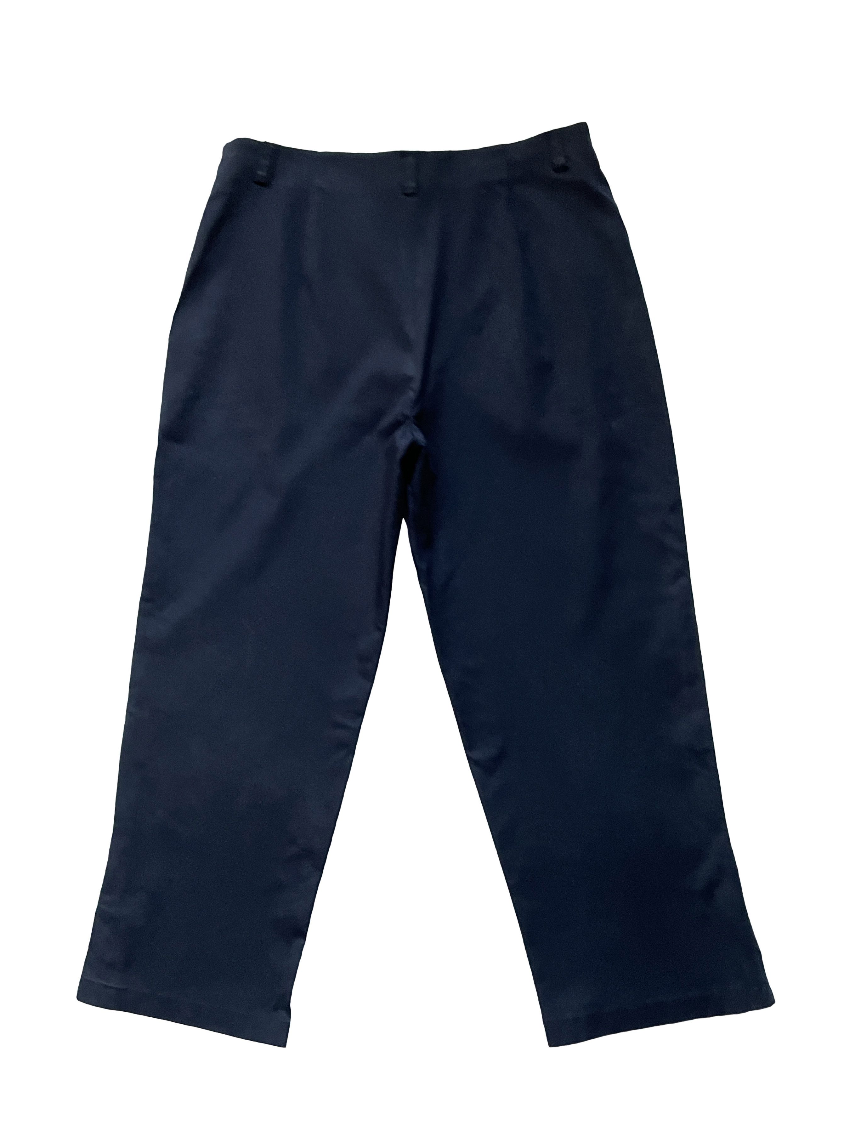 Prada ⚡️QUICK SALE⚡️1990's Prada Navy Blue Pants Trousers Size 28" / US 6 / IT 42 - 2 Thumbnail
