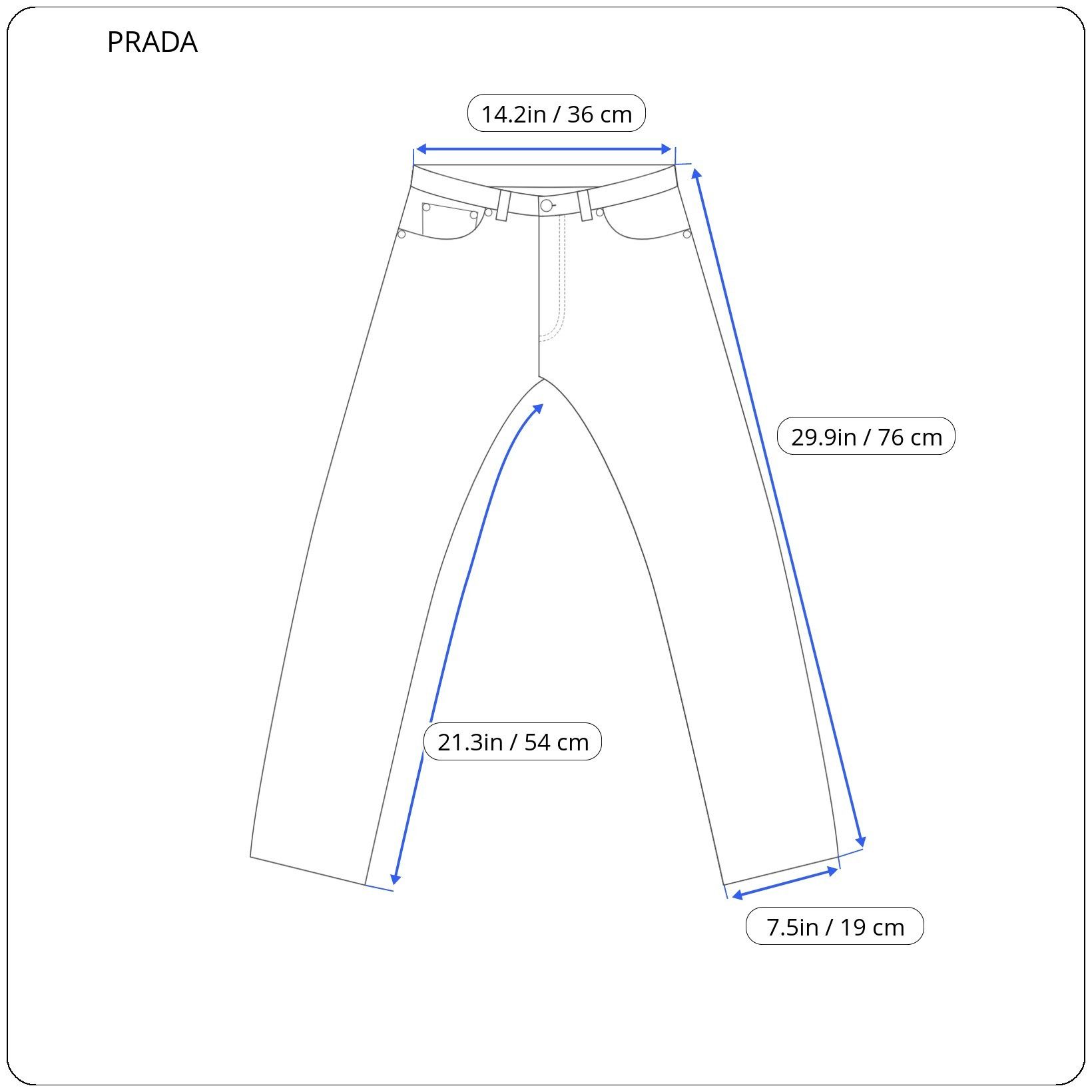 Prada ⚡️QUICK SALE⚡️1990's Prada Navy Blue Pants Trousers Size 28" / US 6 / IT 42 - 6 Thumbnail