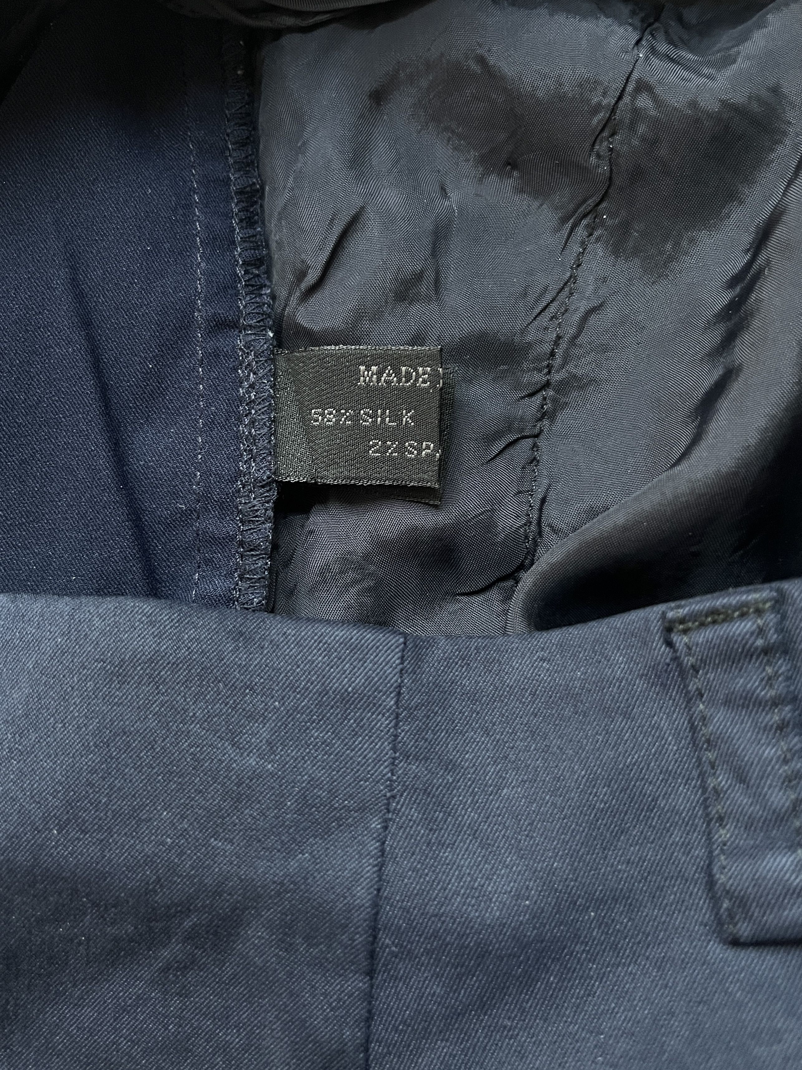Prada ⚡️QUICK SALE⚡️1990's Prada Navy Blue Pants Trousers Size 28" / US 6 / IT 42 - 4 Thumbnail