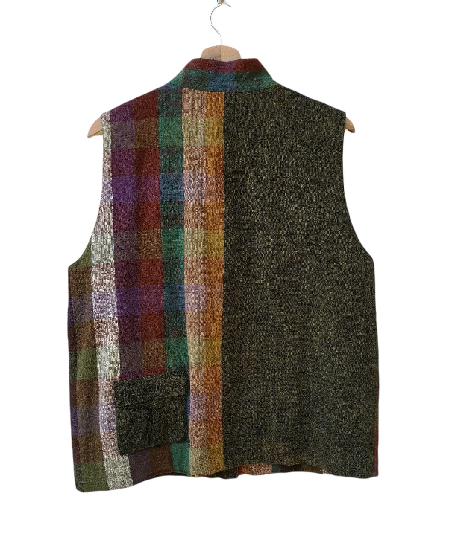 Japanese Brand Japanese Brand Giemon Vest Jacket Inspired by kapital Size US M / EU 48-50 / 2 - 2 Thumbnail