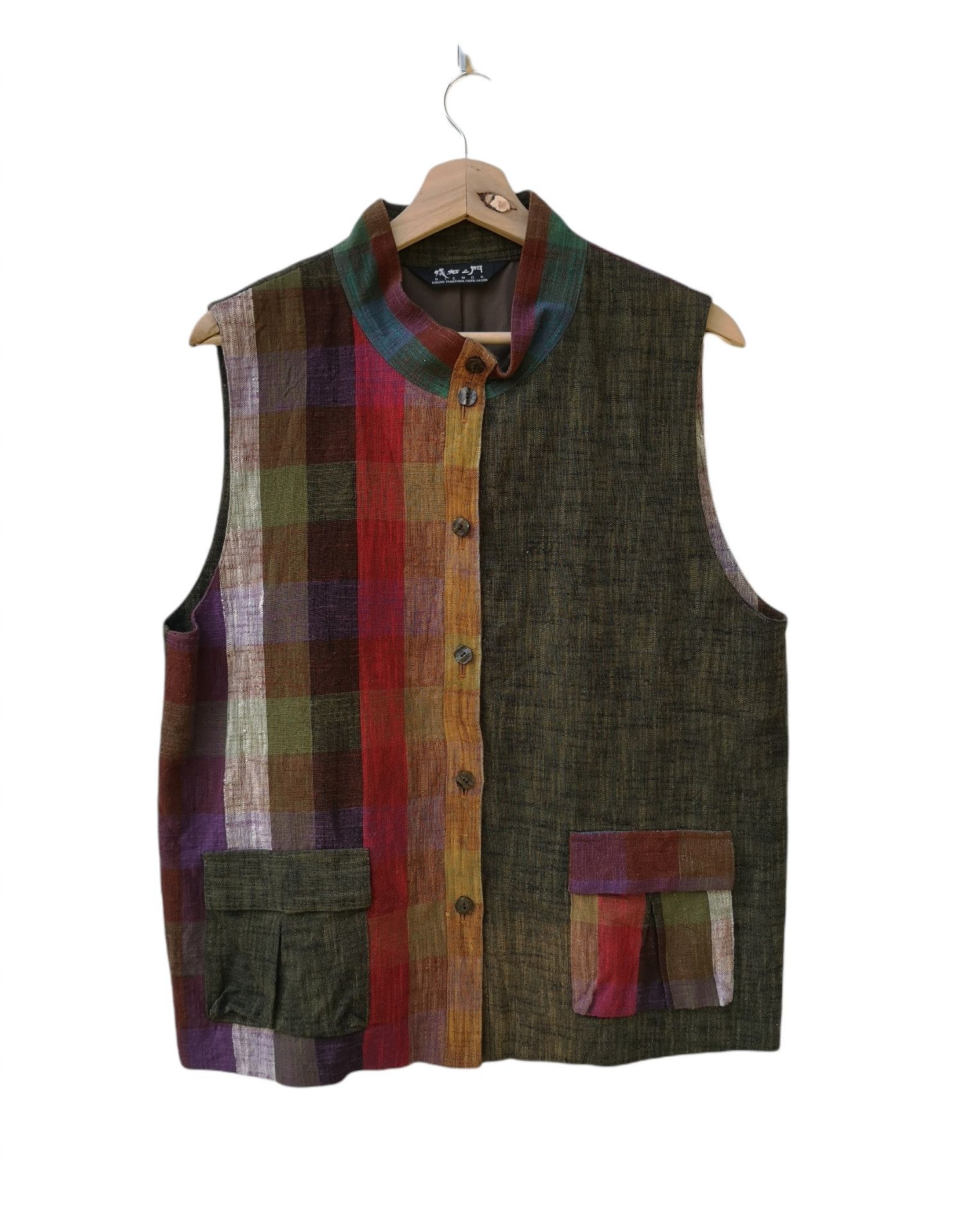 Japanese Brand Japanese Brand Giemon Vest Jacket Inspired by kapital Size US M / EU 48-50 / 2 - 1 Thumbnail
