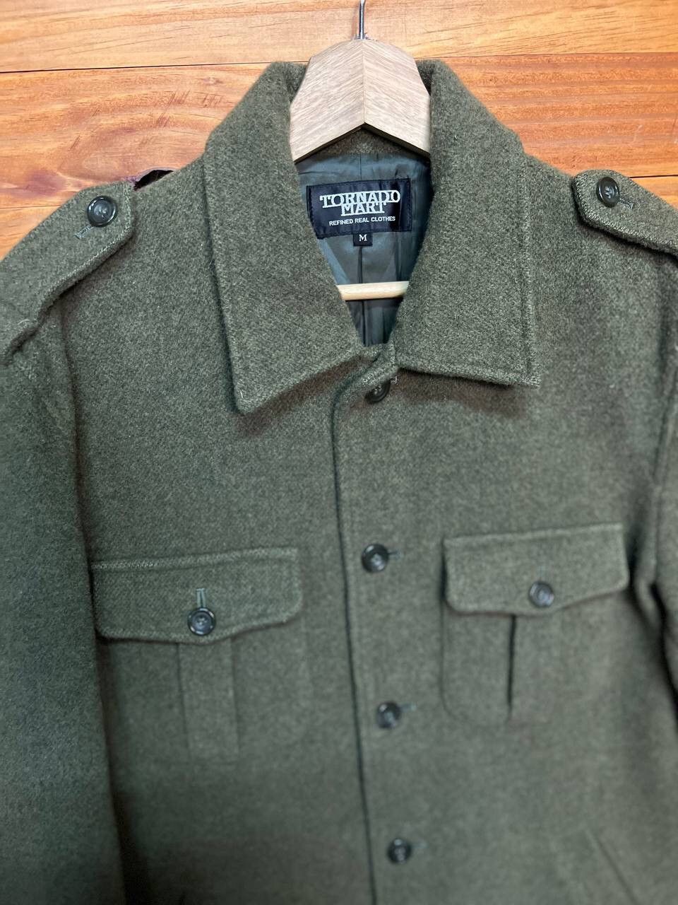 Tornado Mart TORNADO MART REFINED REAL CLOTHES WOOL JACKET Size US M / EU 48-50 / 2 - 8 Thumbnail