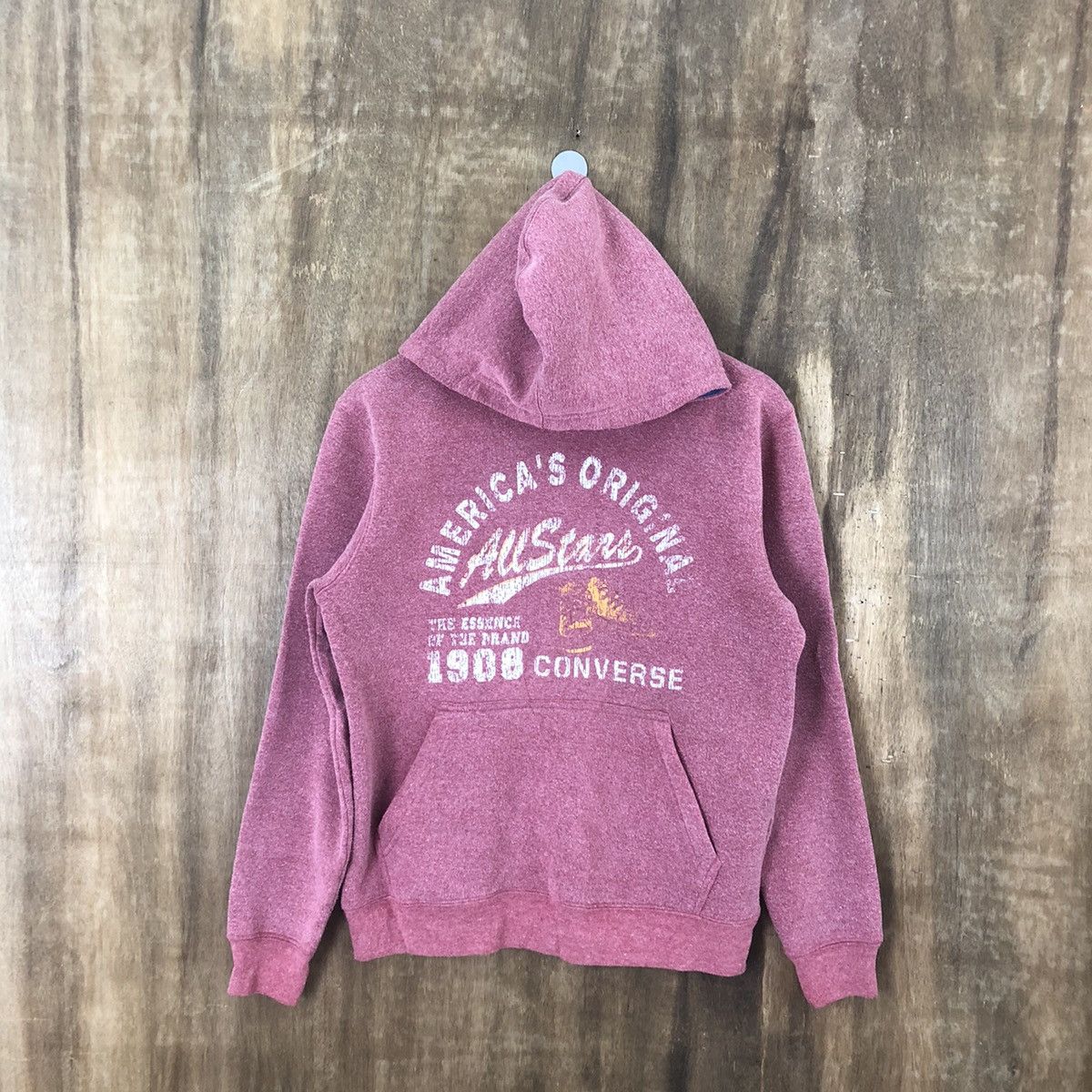 Converse Vintage Converse Faded Pink Sweatshirt Hoodies # 1845 Size US M / EU 48-50 / 2 - 1 Thumbnail