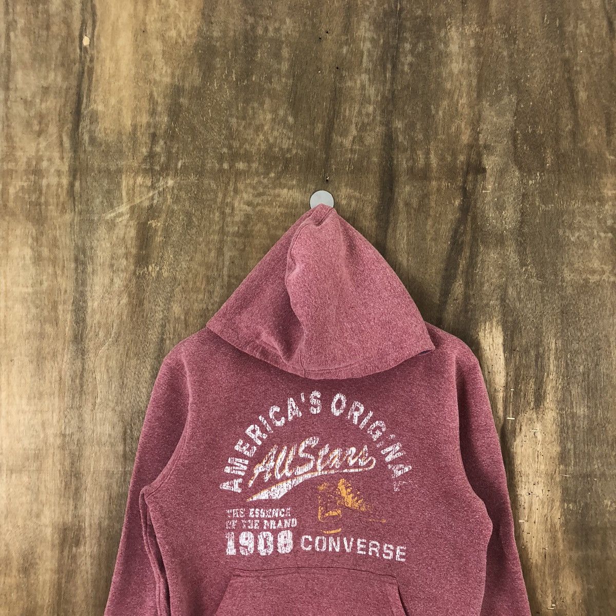 Converse Vintage Converse Faded Pink Sweatshirt Hoodies # 1845 Size US M / EU 48-50 / 2 - 2 Thumbnail