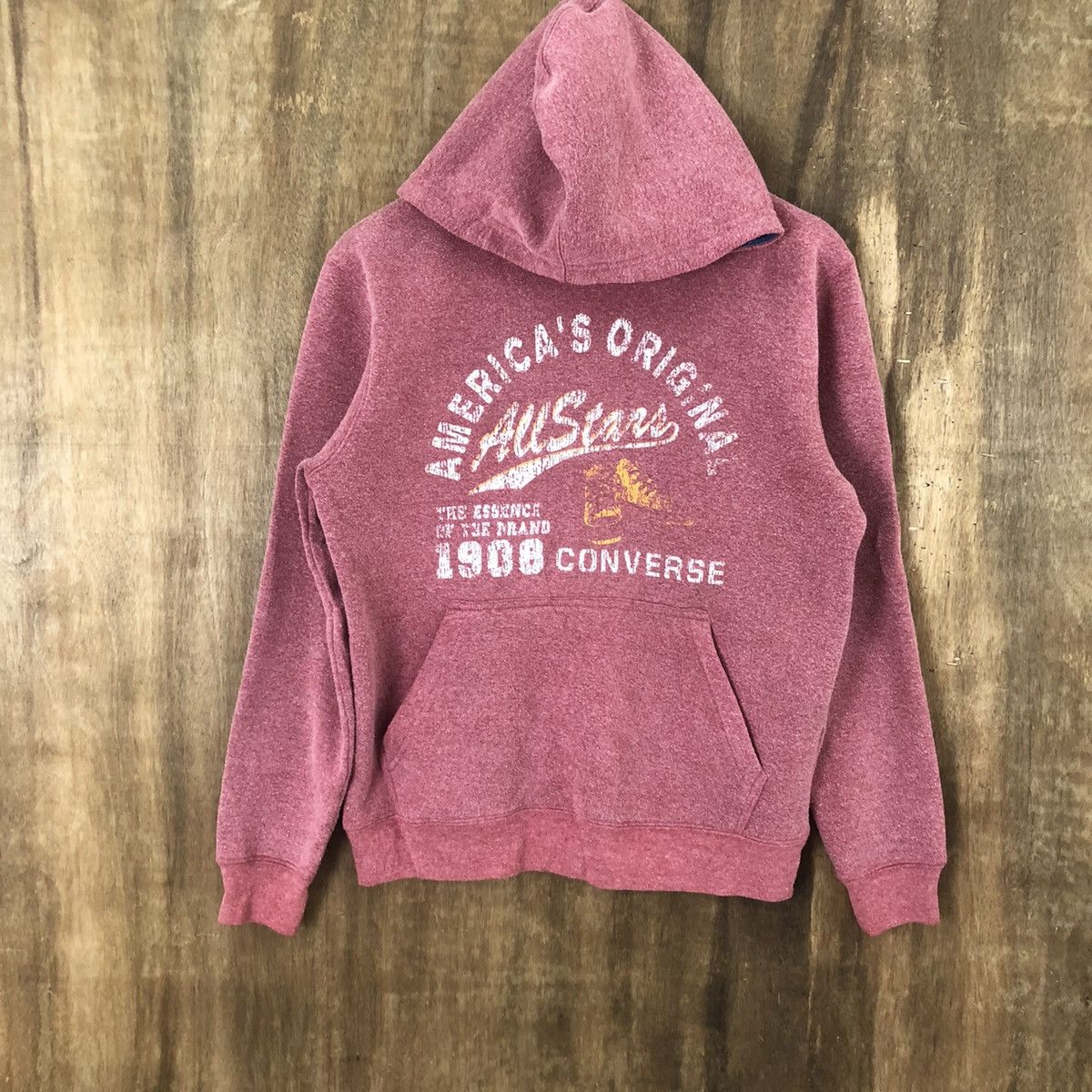 Converse Vintage Converse Faded Pink Sweatshirt Hoodies # 1845 Size US M / EU 48-50 / 2 - 3 Thumbnail