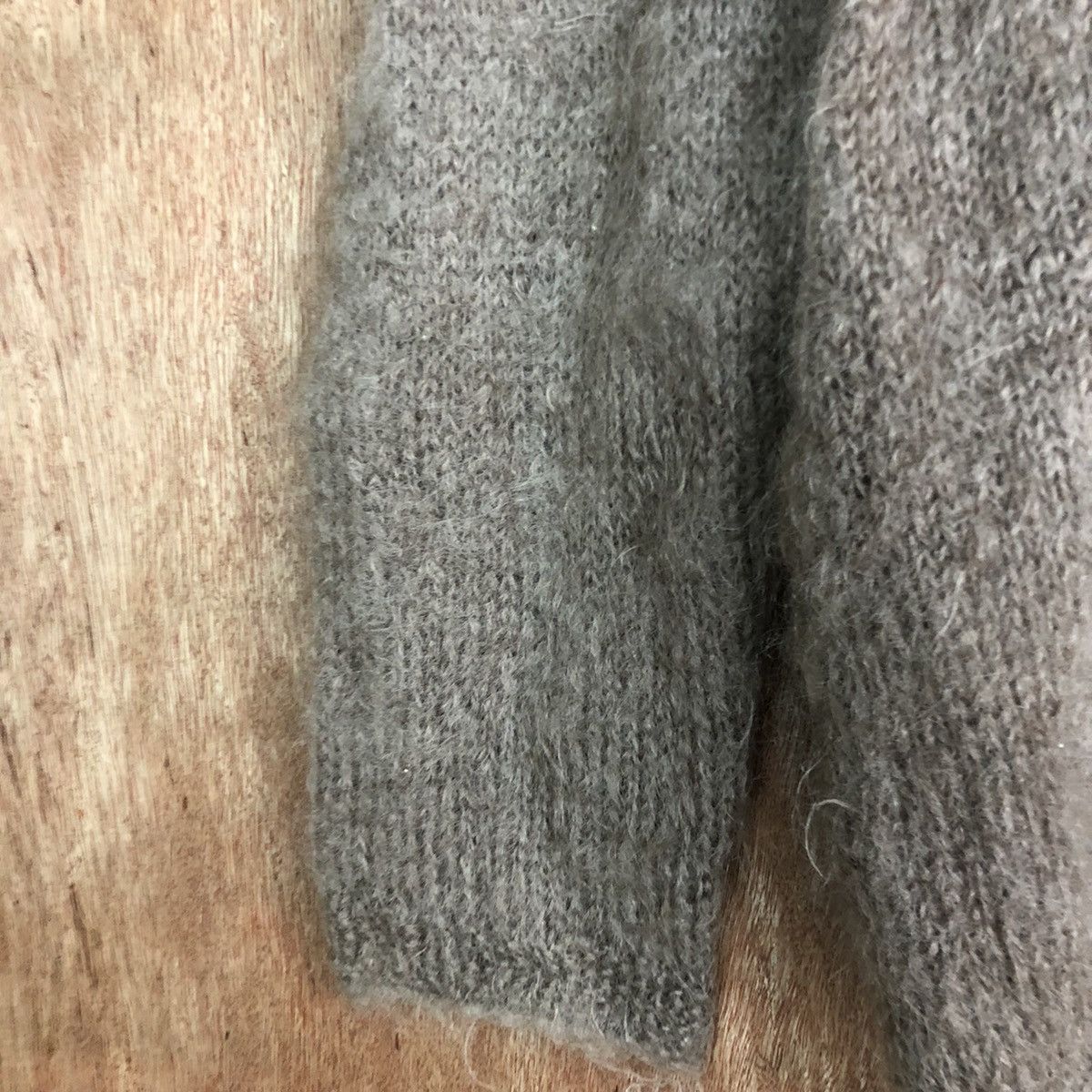 Aran Isles Knitwear Brigitte Brown Handknitted Mohair Cardigan Knitwear #0415 Size US M / EU 48-50 / 2 - 6 Thumbnail