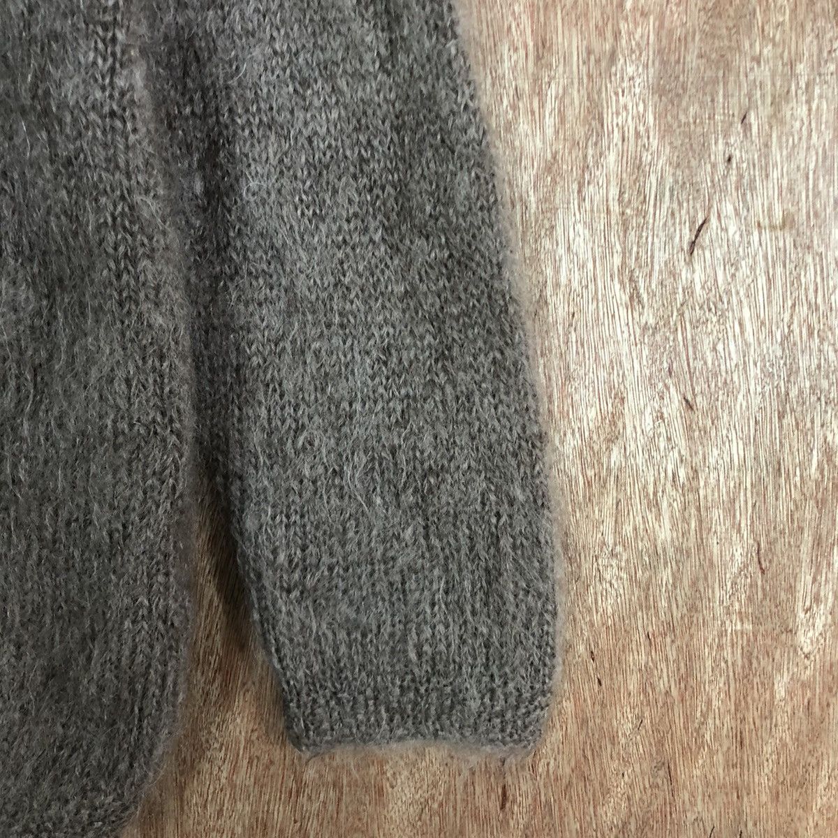 Aran Isles Knitwear Brigitte Brown Handknitted Mohair Cardigan Knitwear #0415 Size US M / EU 48-50 / 2 - 4 Thumbnail