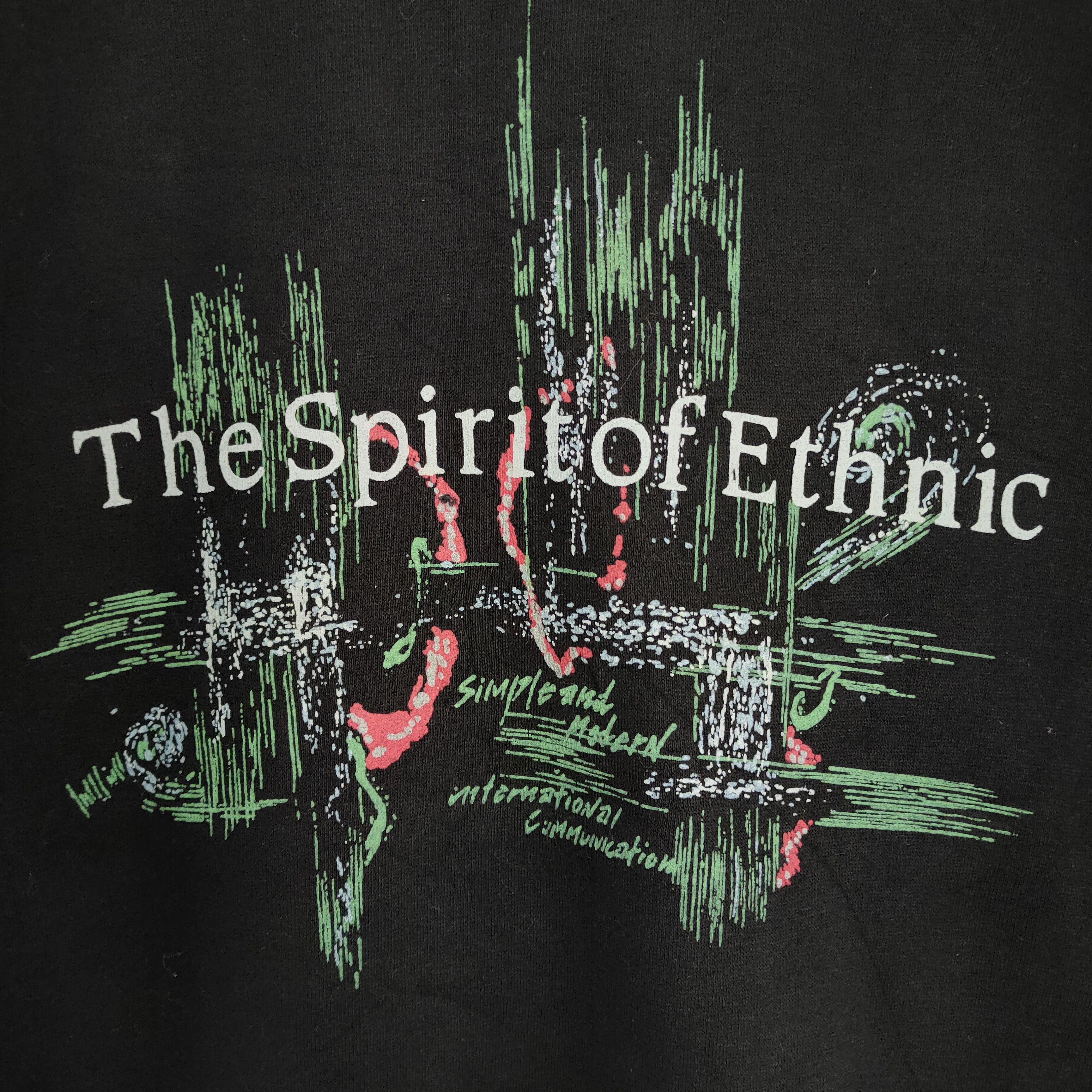 Japanese Brand RARE 💥 THE SPIRIT OF ETHNIC BLACK SWEATSHIRTS Size US L / EU 52-54 / 3 - 6 Thumbnail