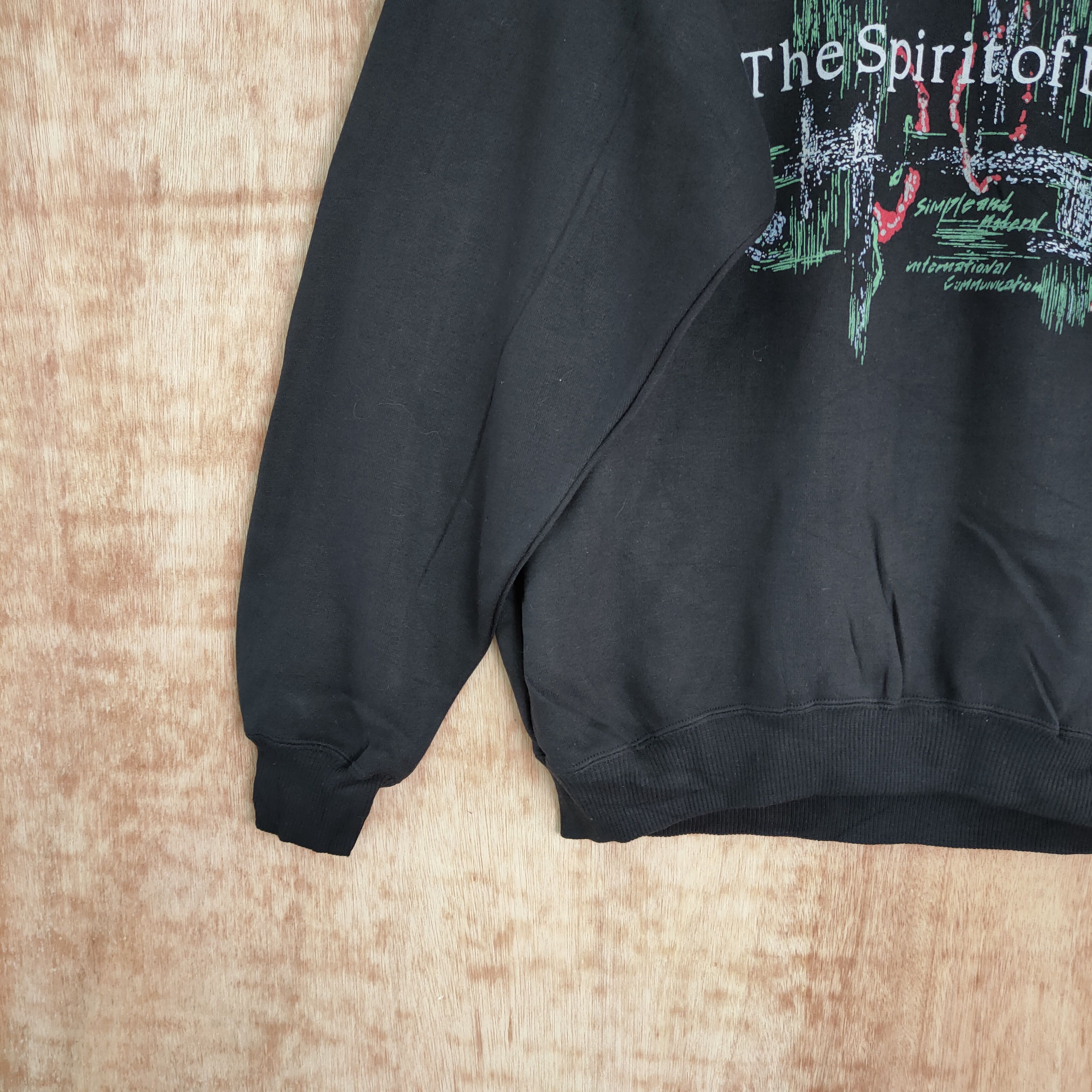 Japanese Brand RARE 💥 THE SPIRIT OF ETHNIC BLACK SWEATSHIRTS Size US L / EU 52-54 / 3 - 4 Thumbnail