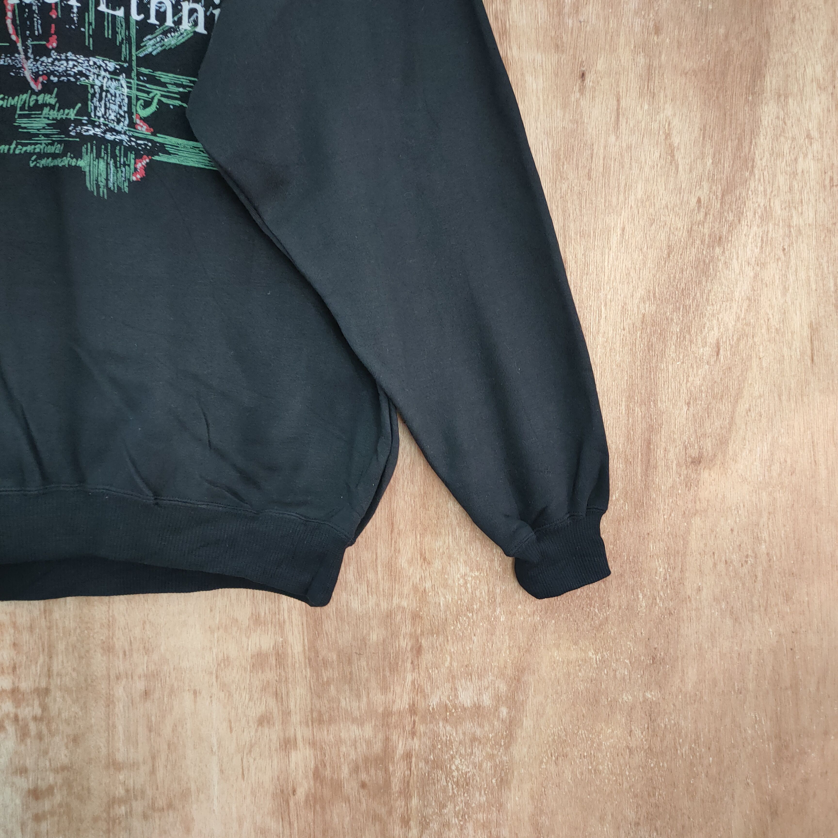 Japanese Brand RARE 💥 THE SPIRIT OF ETHNIC BLACK SWEATSHIRTS Size US L / EU 52-54 / 3 - 5 Thumbnail